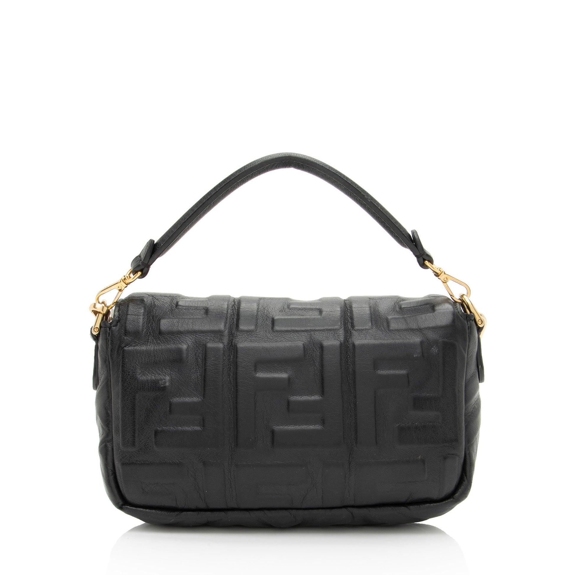 Fendi Ff Baguette Shoulder Bag Mini Embossed