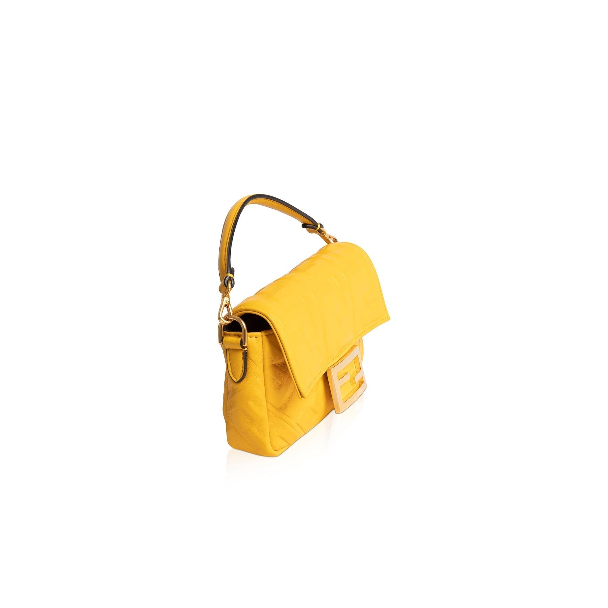 Fendi Ff Embossed Baguette Mini Travel Bag
