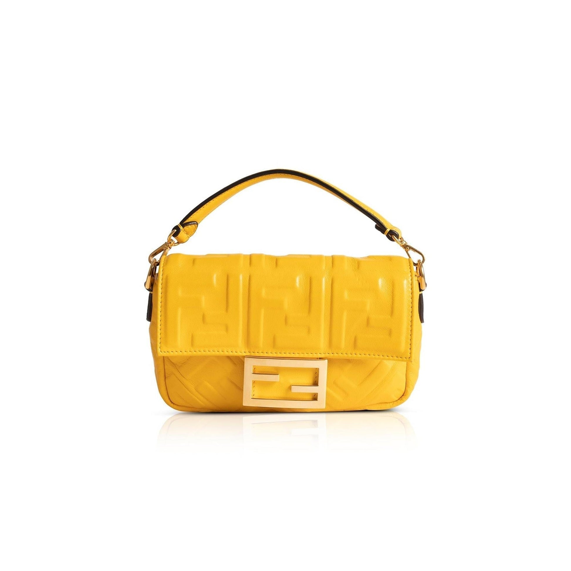 Fendi Ff Embossed Baguette Mini Travel Bag