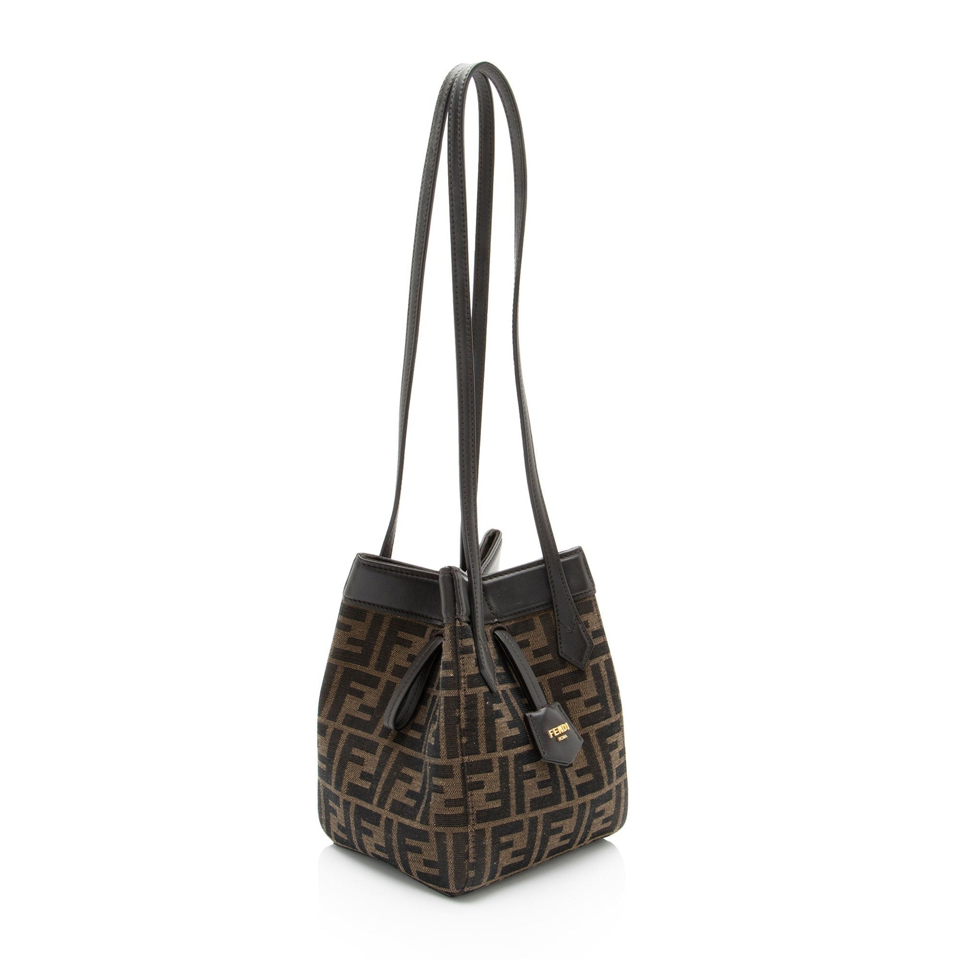 Fendi Ff Jacquard Origami Tote Mini Tote Bag