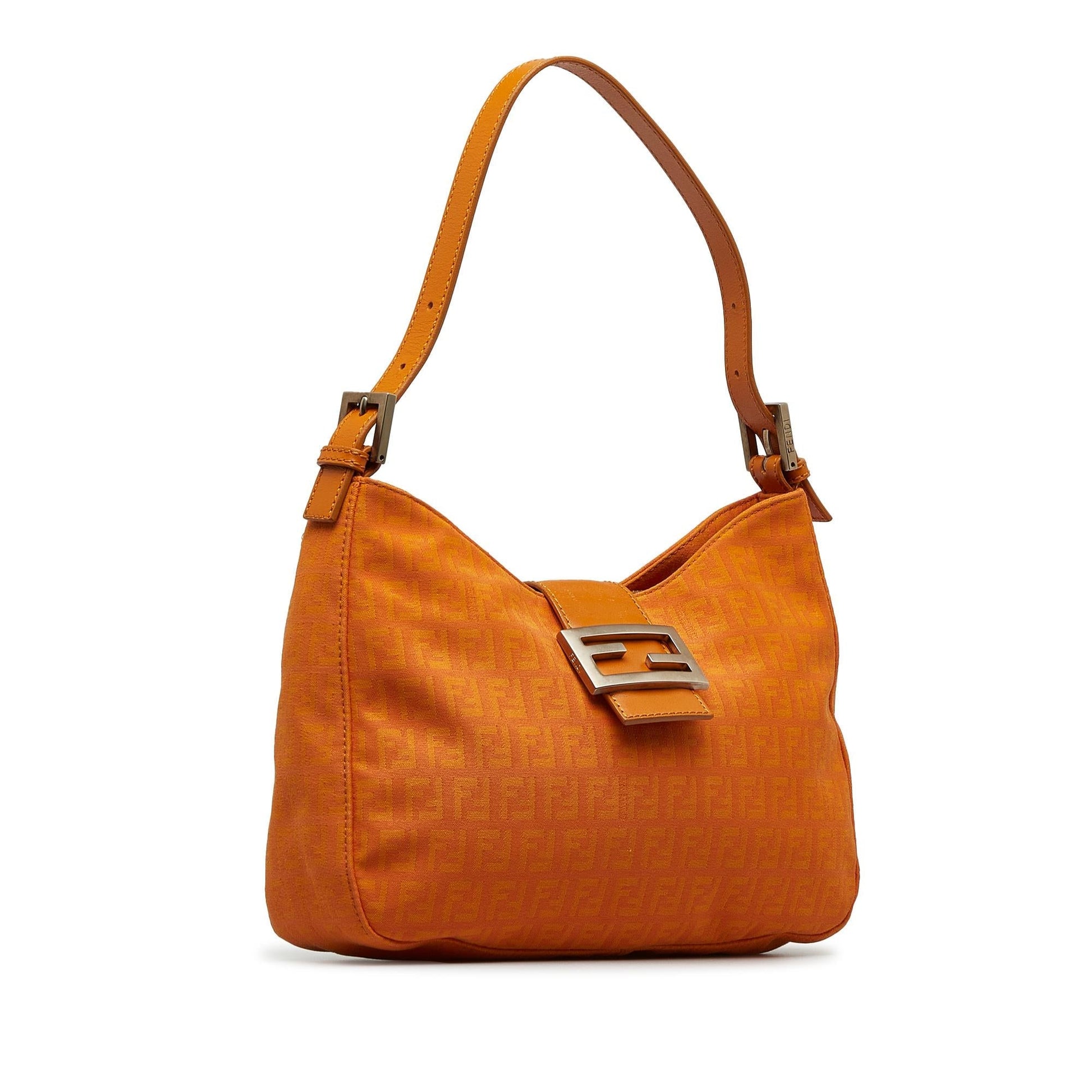Fendi Ff Lock Zucchino Shoulder Bag Shg 3Xnkeo