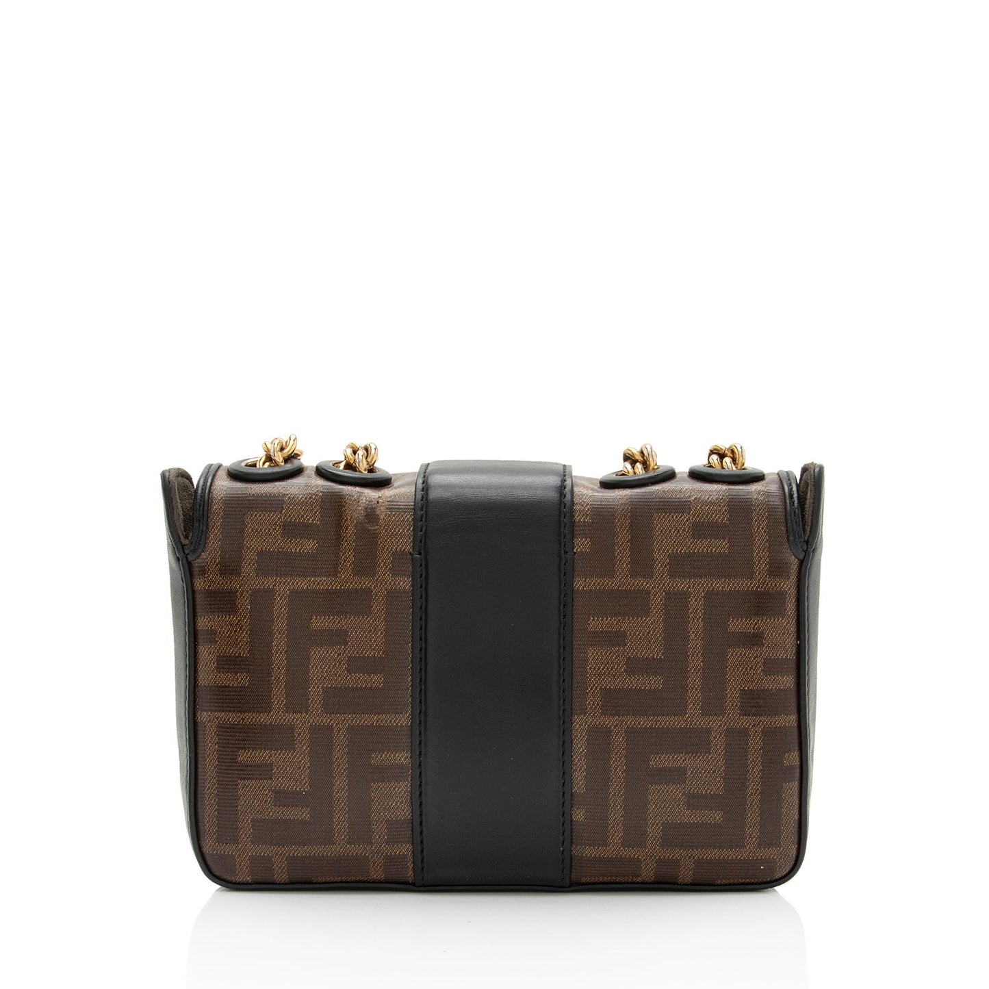 Fendi Ff Spalmati Double Shoulder Bag Shf Ckdmaw Mini