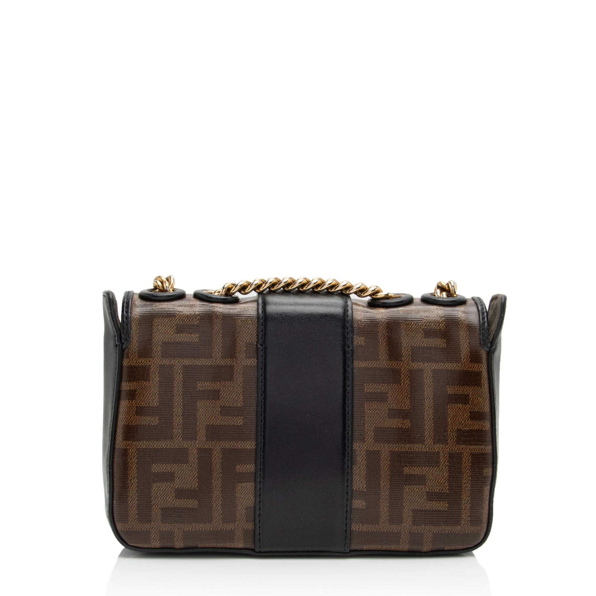 Fendi Ff Spalmati Double Shoulder Bag Shf Dtq1Xp Mini