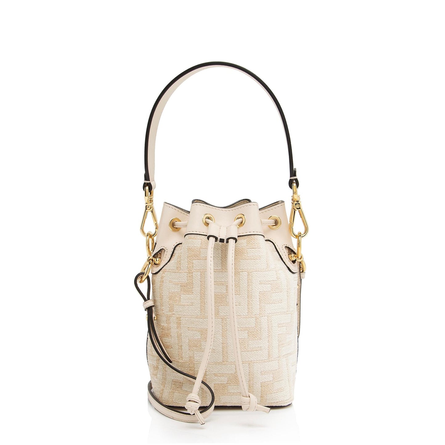 Fendi Ff Tapestry Mon Tresor Bag Shf Ghsmgt Mini Bucket Crossbody Bag