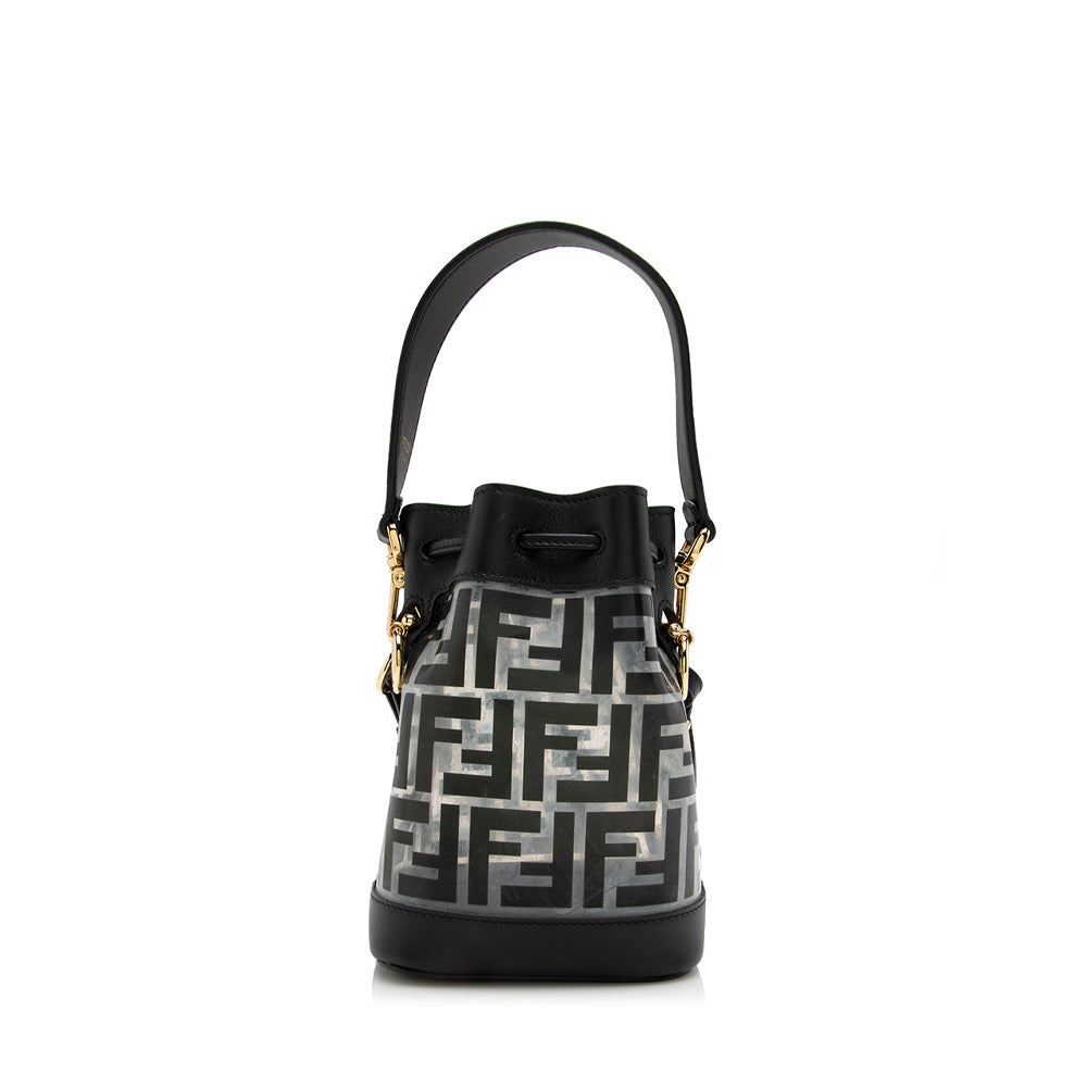 Fendi Ff Translucent Mon Tresor Bag Shf Mini Bucket Shoulder Bag