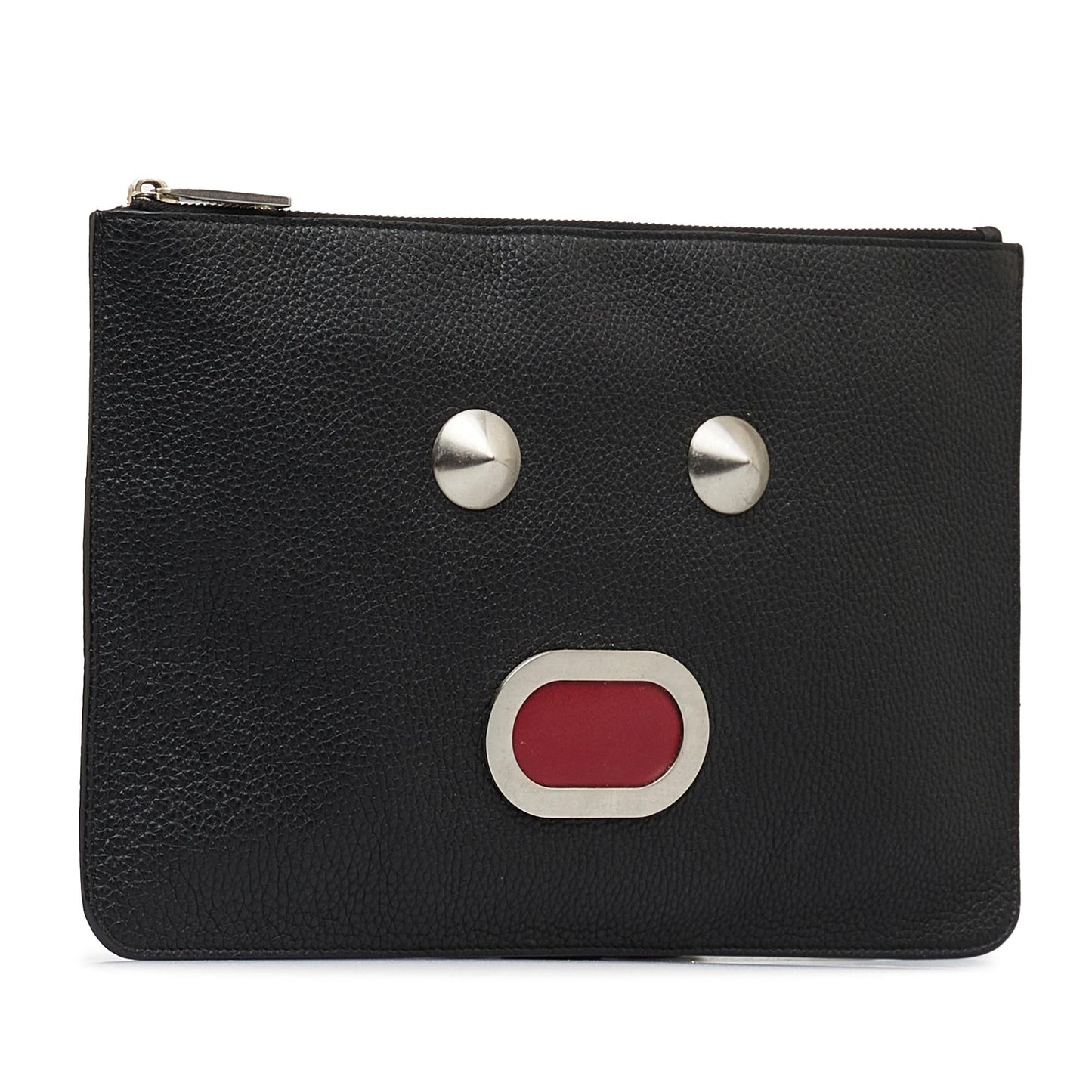 Fendi Faces Clutch Shg S4Asdx Zip Clutch Bag