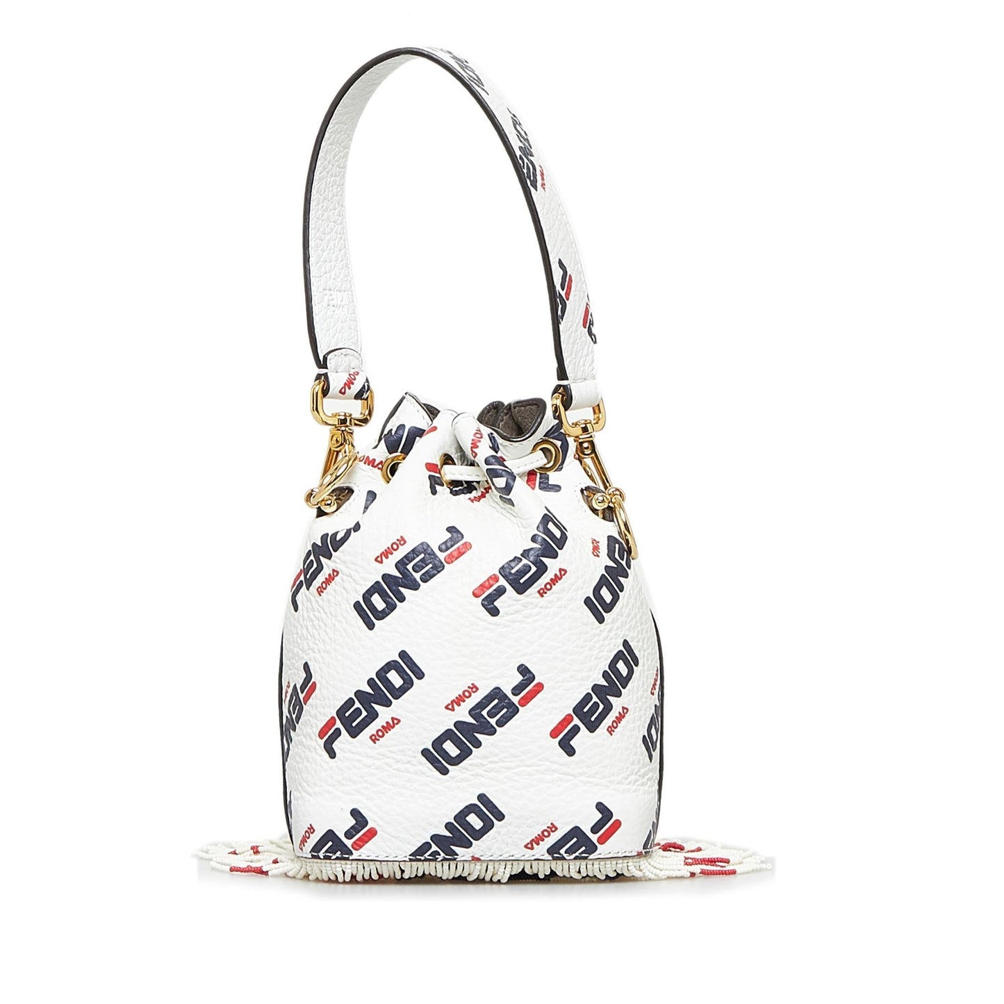 Fendi Fila Mania Mon Tresor Bag Mini Bucket Shoulder Bag