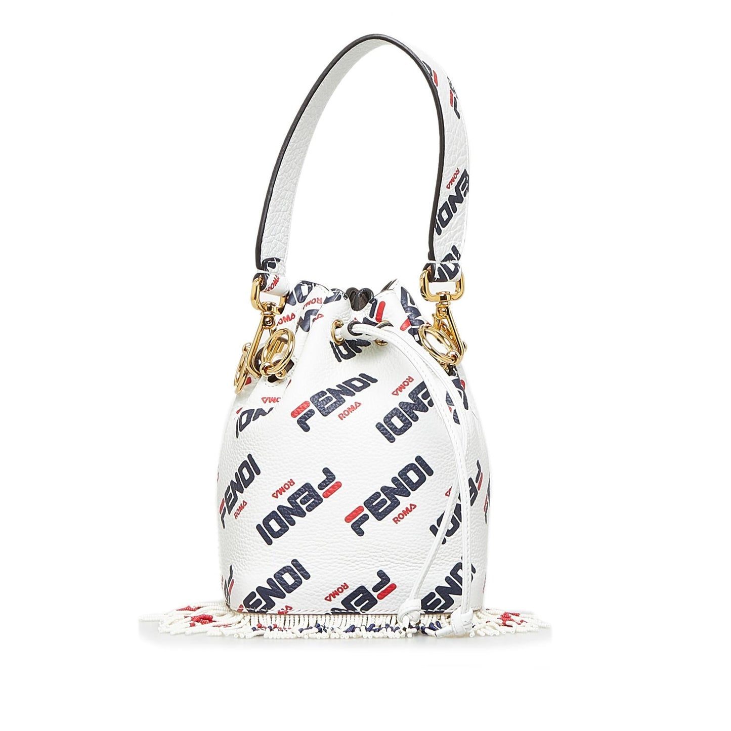Fendi Fila Mania Mon Tresor Bag Mini Bucket Shoulder Bag