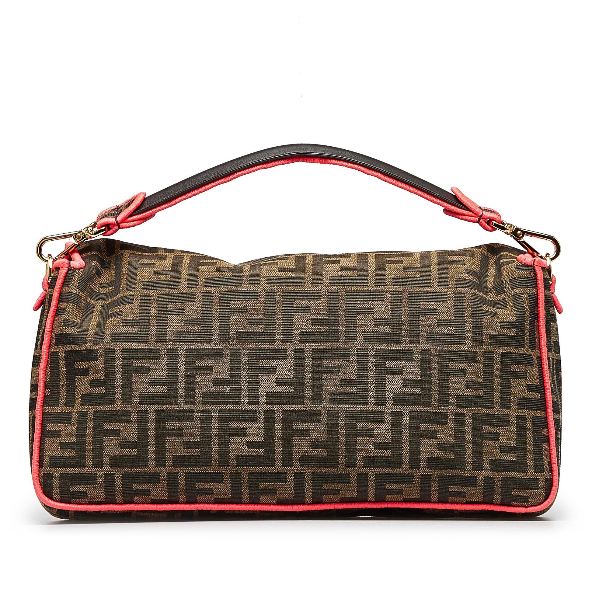 Fendi Zucca Beguette Satchel Bag