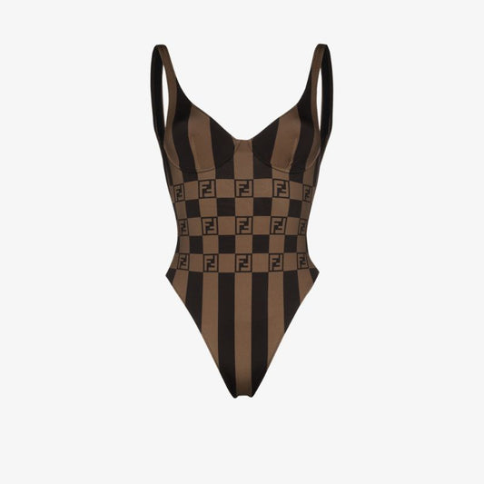 Fendi Forever One Piece Swimsuit Handbag Travel Bag