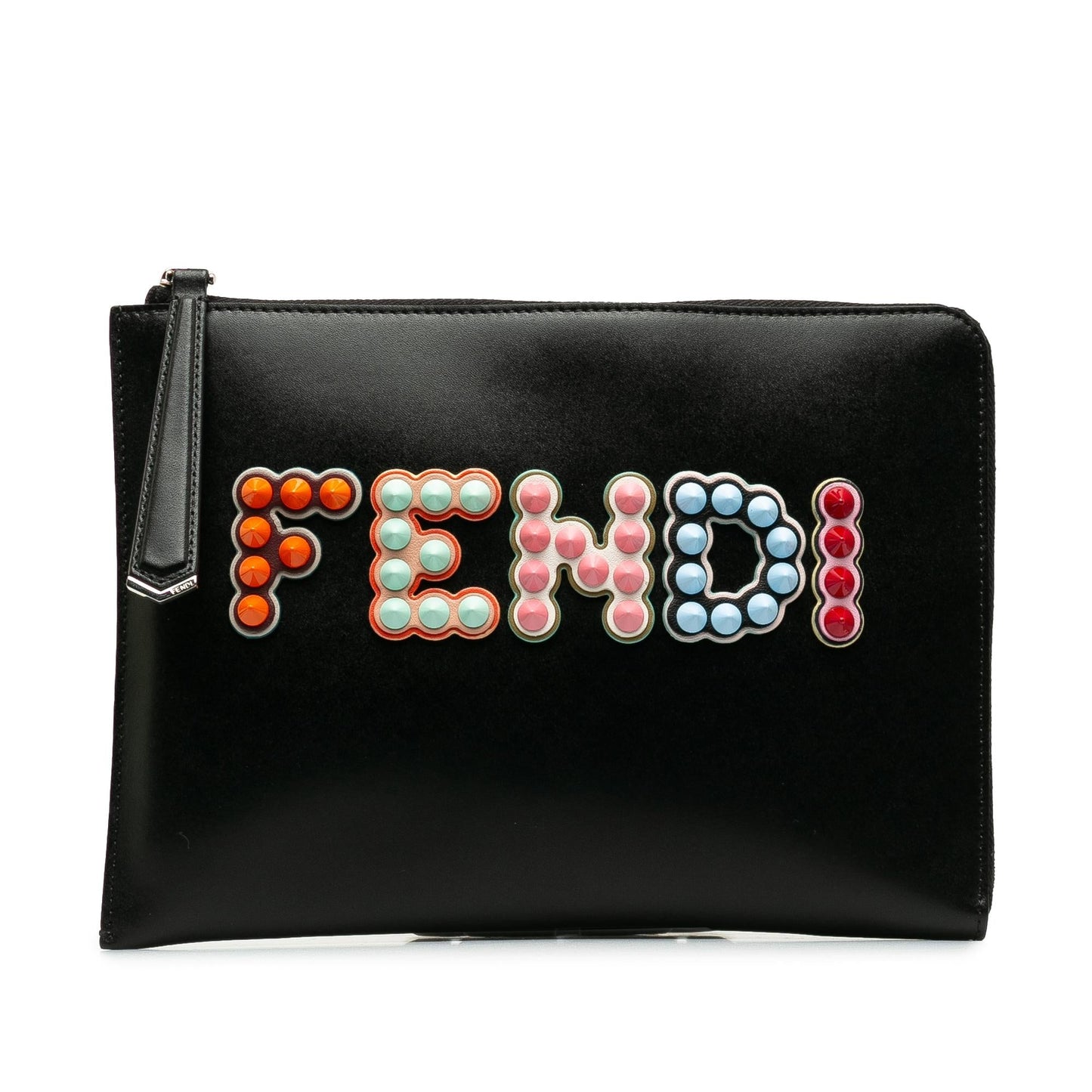 Fendi Fun Fair Studded Clutch Shg Isvuj2 Clutch Bag
