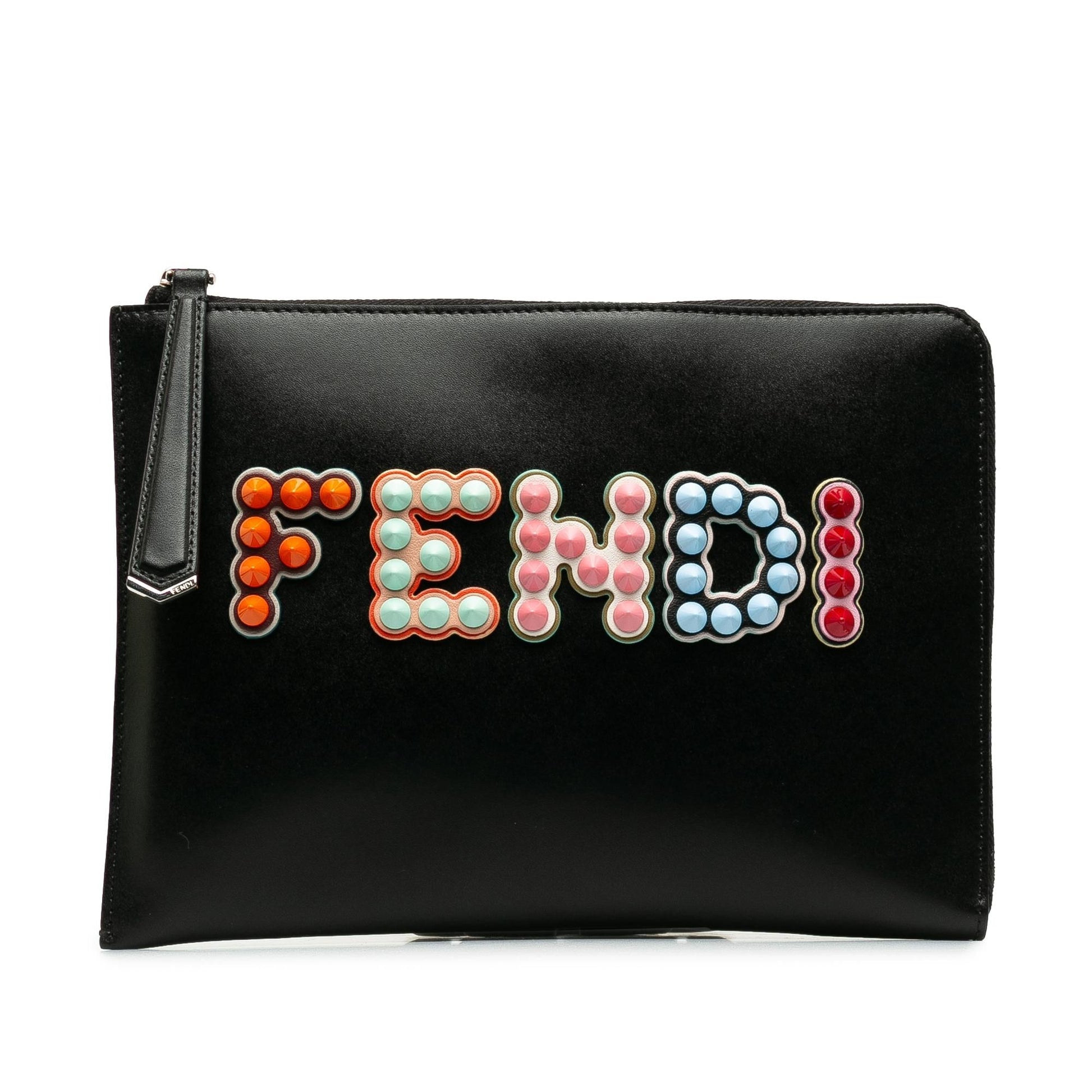 Fendi Fun Fair Studded Clutch Shg Isvuj2 Clutch Bag