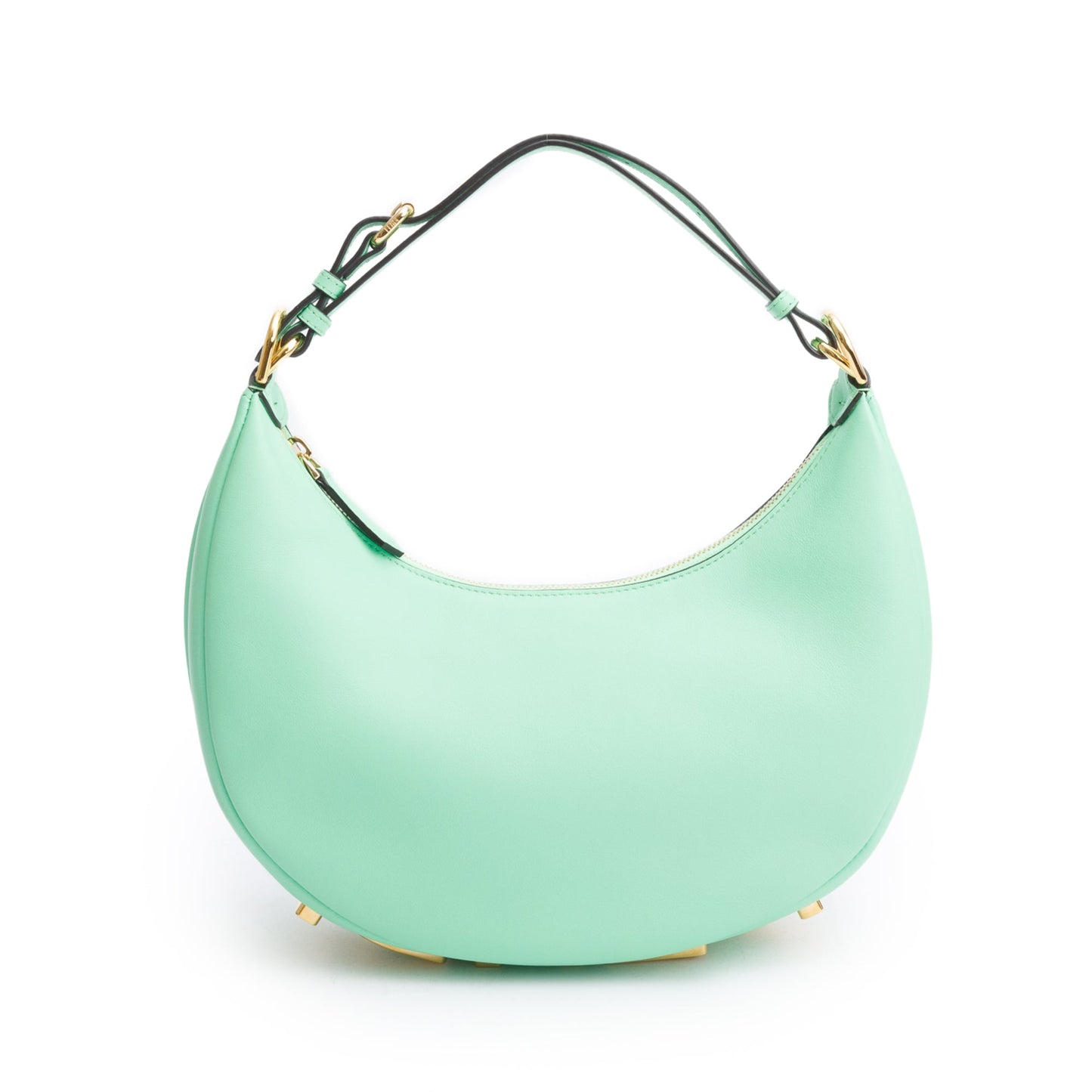 Fendi Calf graphy Bag Leather Green Travel Bag