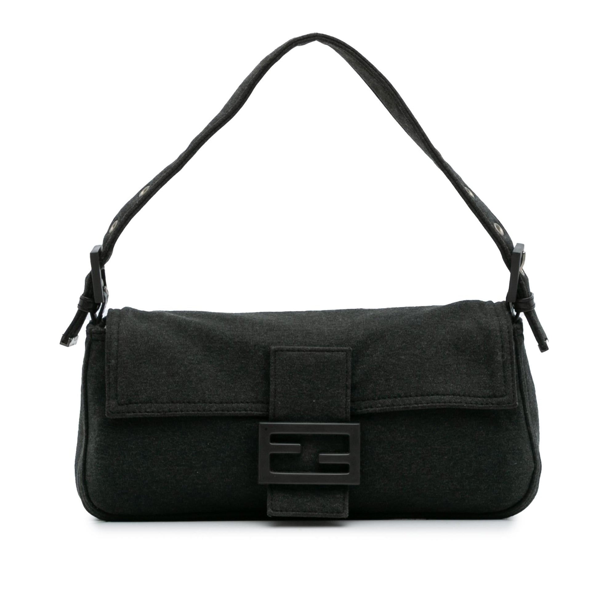 Fendi Jersey Baguette Shoulder Bag