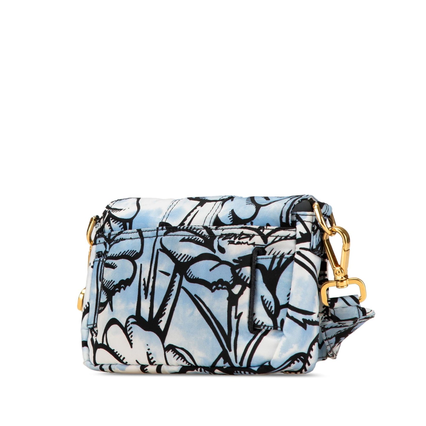 Fendi Joshua Vides Convertible Baguette Crossbody Nylon Mini Shoulder Bag Crossbody Shg Bno5Qn