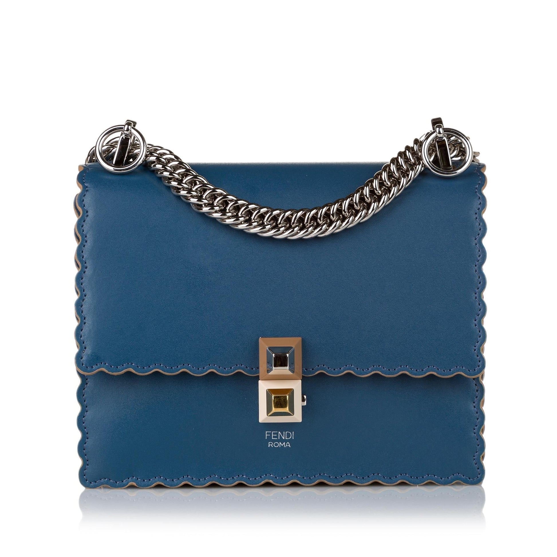 Fendi Kan Crossbody Bag Shg Leather