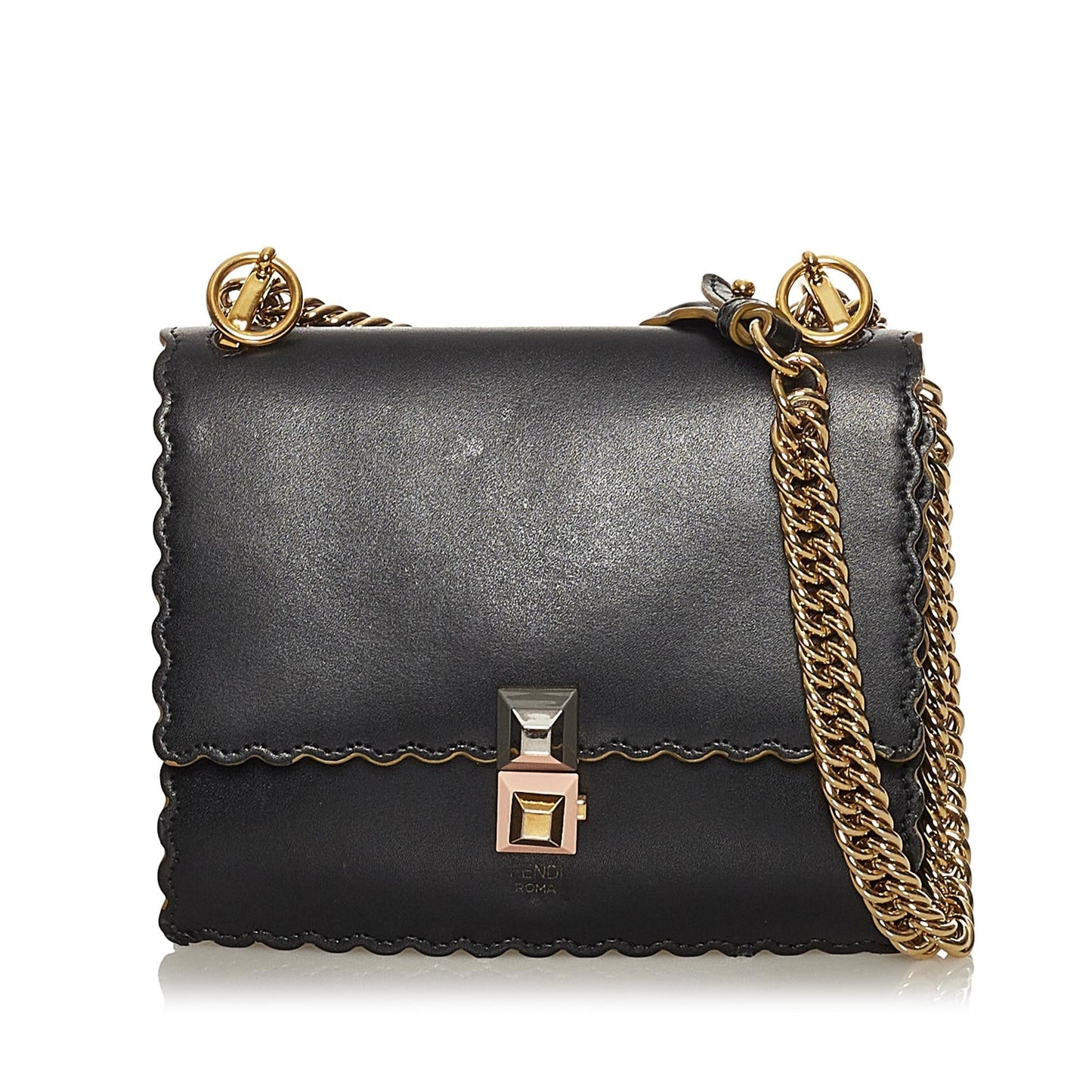 Fendi Kan Crossbody Bag Shg Iqhi8R Leather