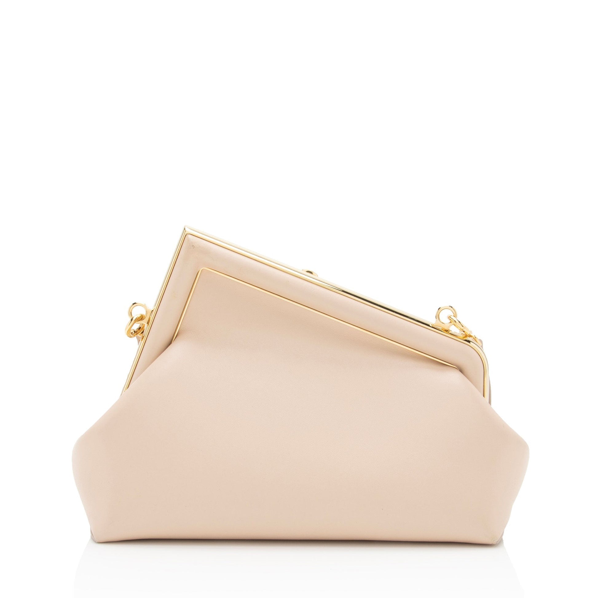 Fendi First Shoulder Bag Shf Bcp1K7 Lambskin Small