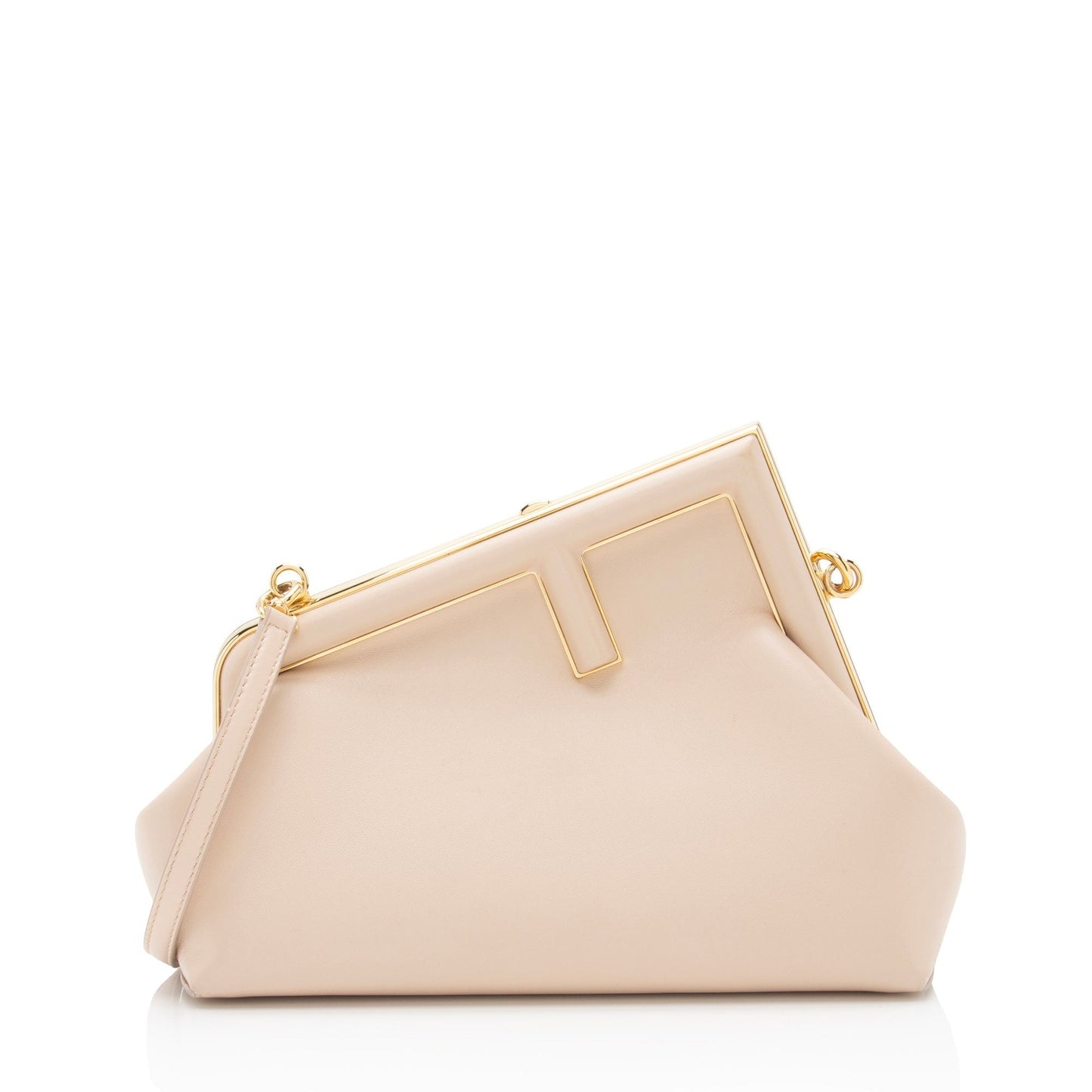 Fendi First Shoulder Bag Shf Bcp1K7 Lambskin Small