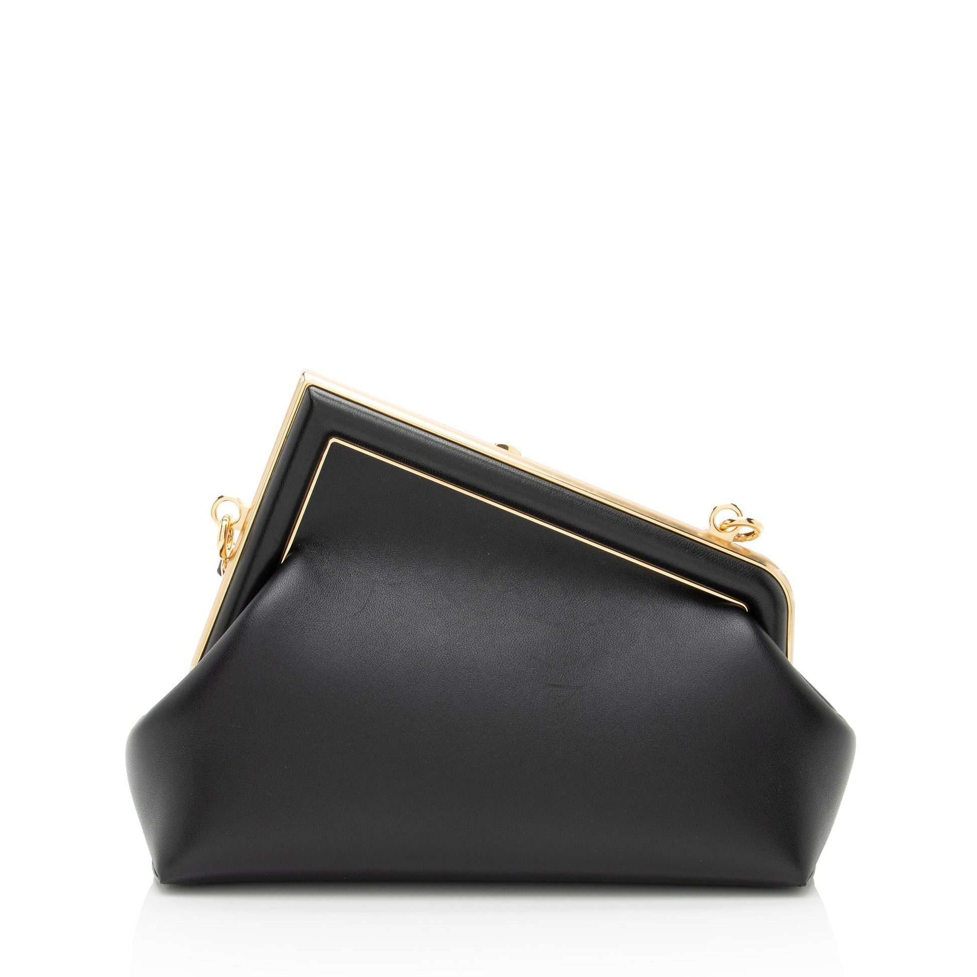 Fendi First Shoulder Bag Lambskin Small Small Shoulder Bag