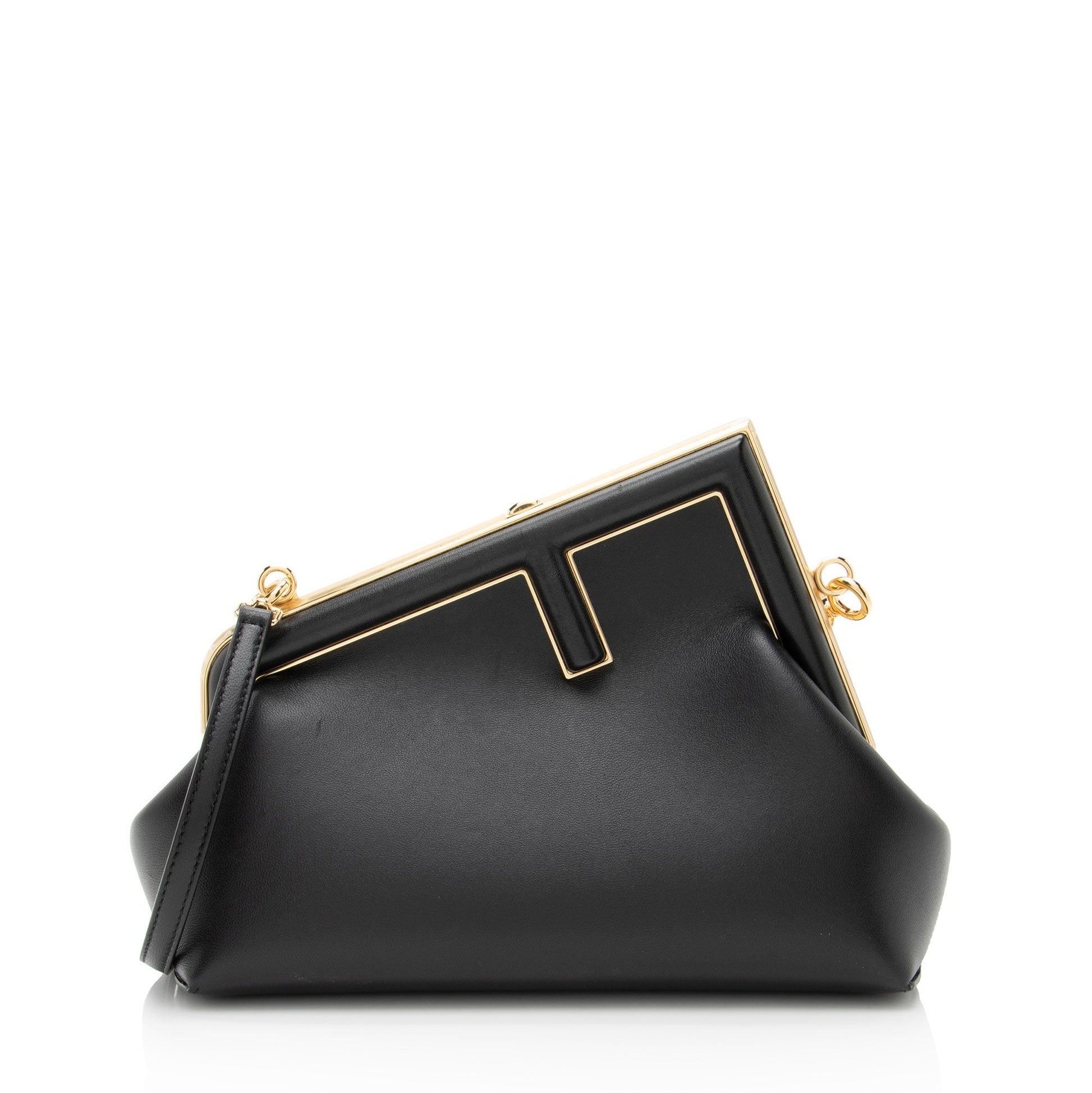 Fendi First Shoulder Bag Lambskin Small Small Shoulder Bag