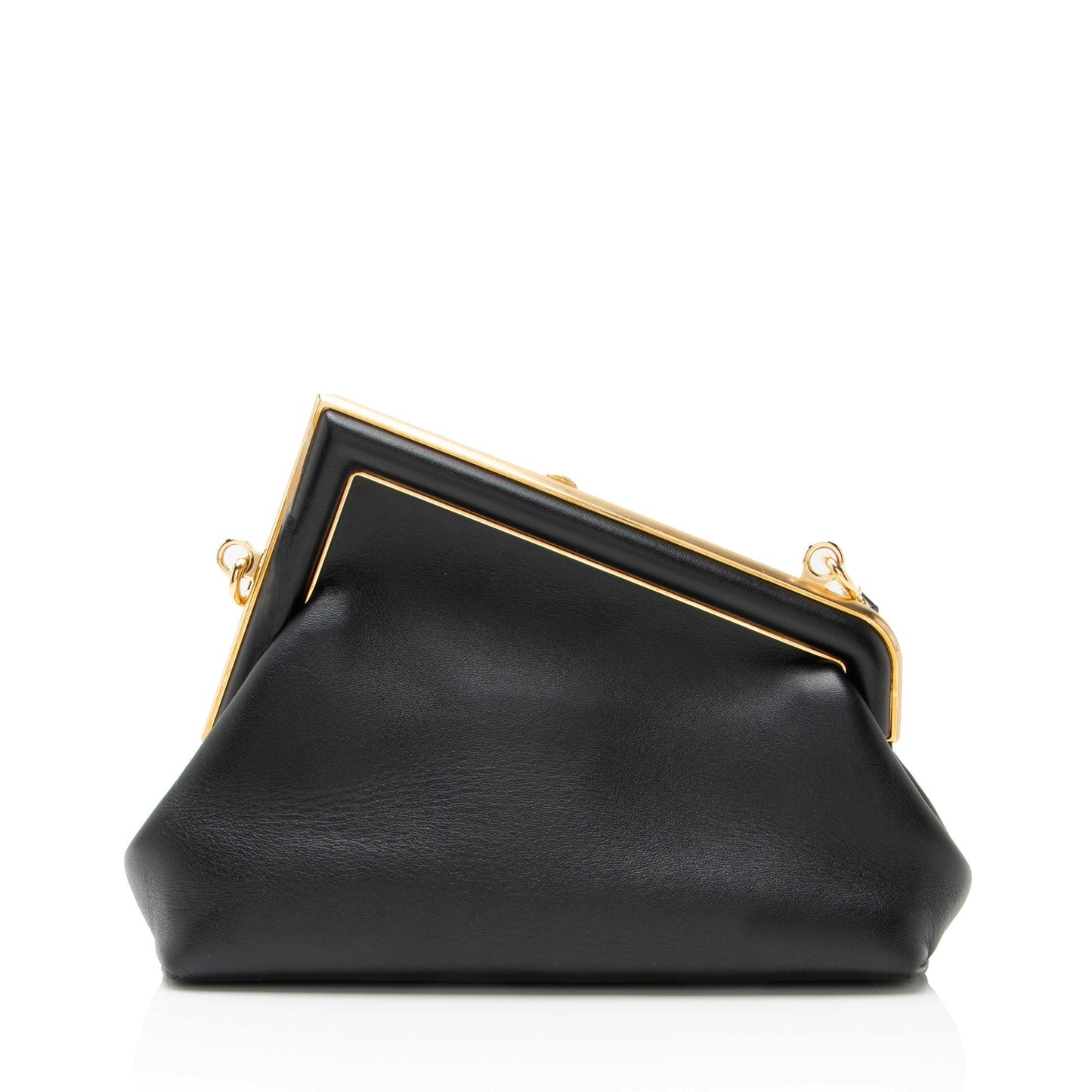 Fendi First Shoulder Bag Lambskin Small