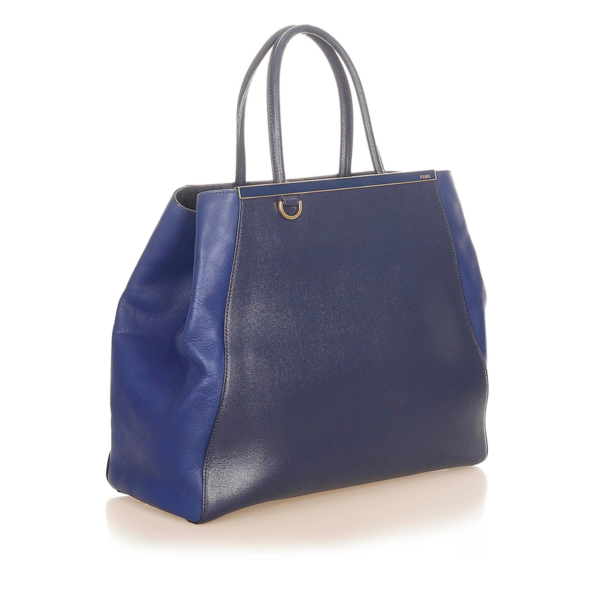 Fendi 2Jours Tote Bag Shg Leather Large