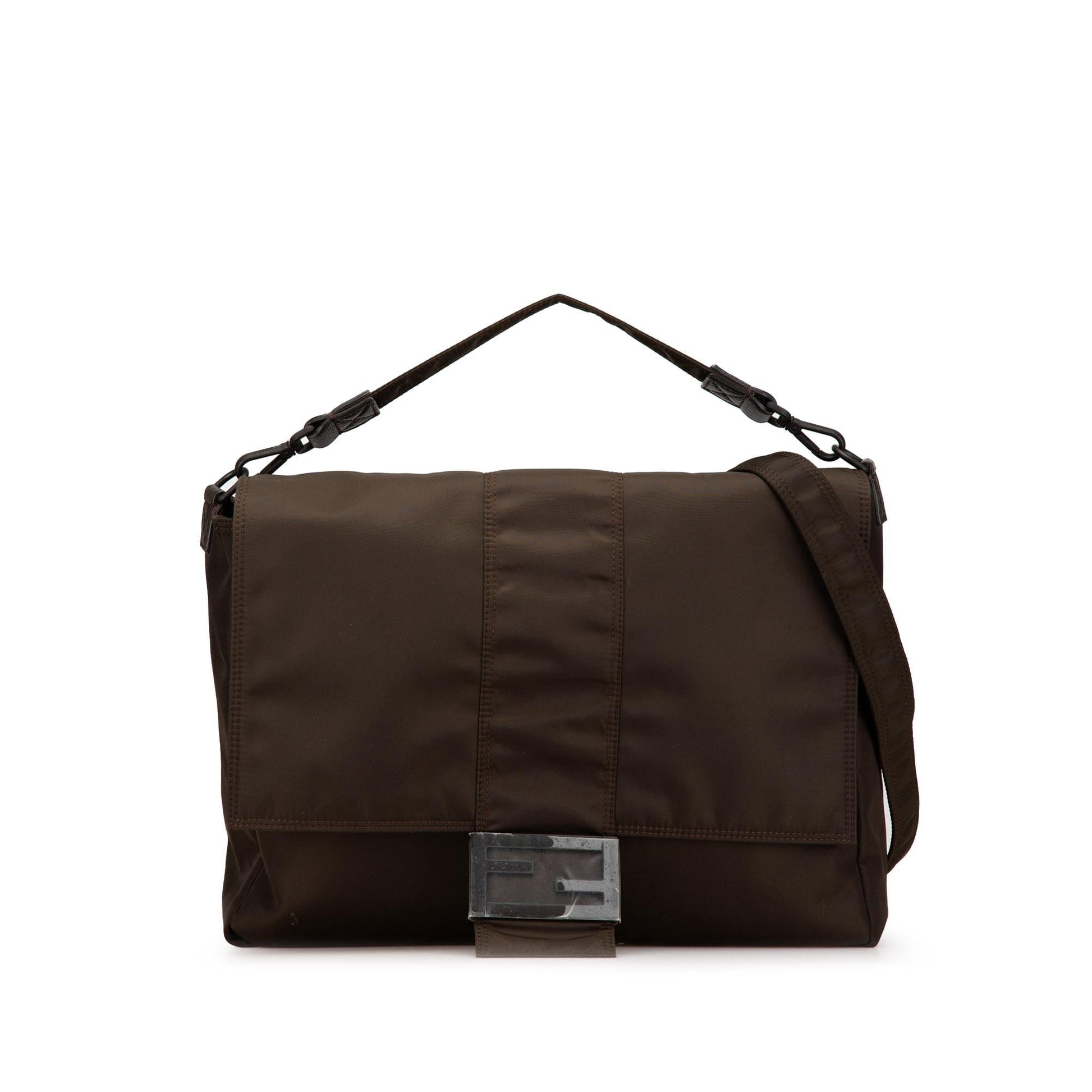 Fendi Econyl Baguette Satchel Nylon Large Satchel Bag Baguette Satchel 1