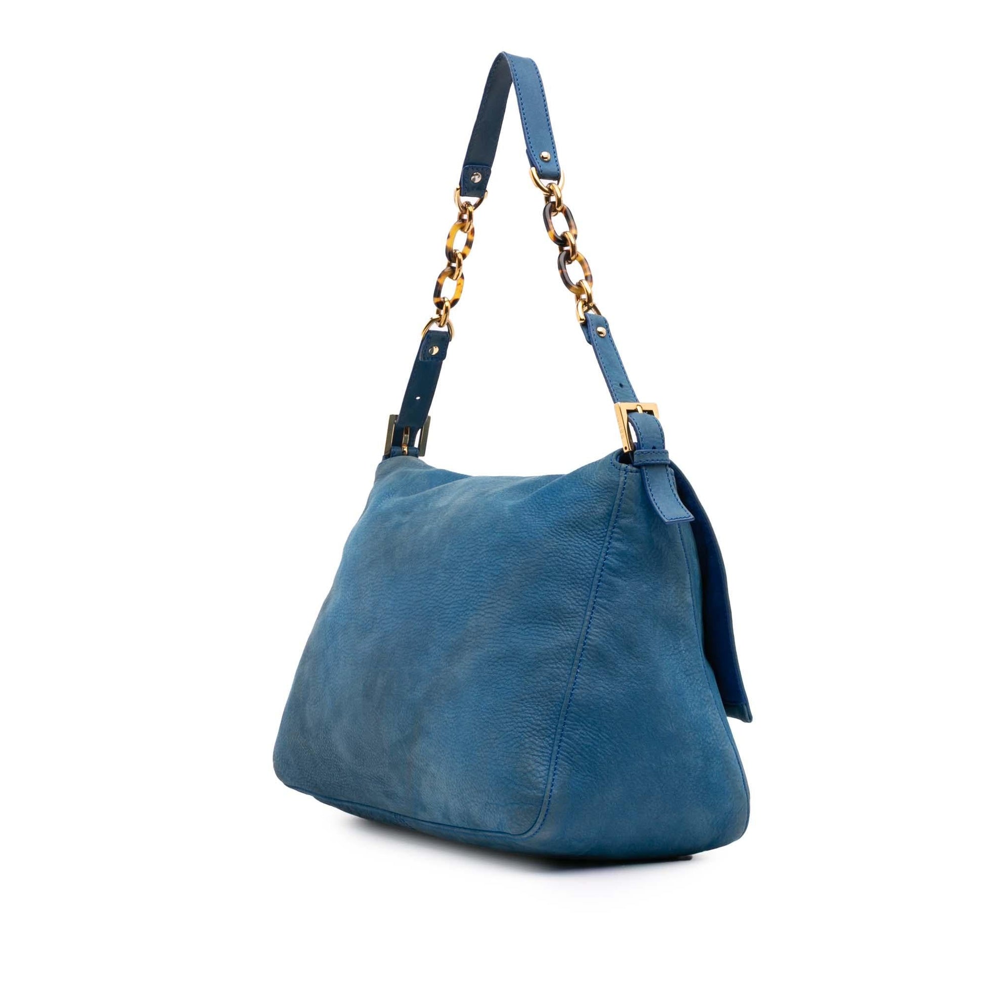 Fendi Mamma Forever Shoulder Bag Leather Large Chain