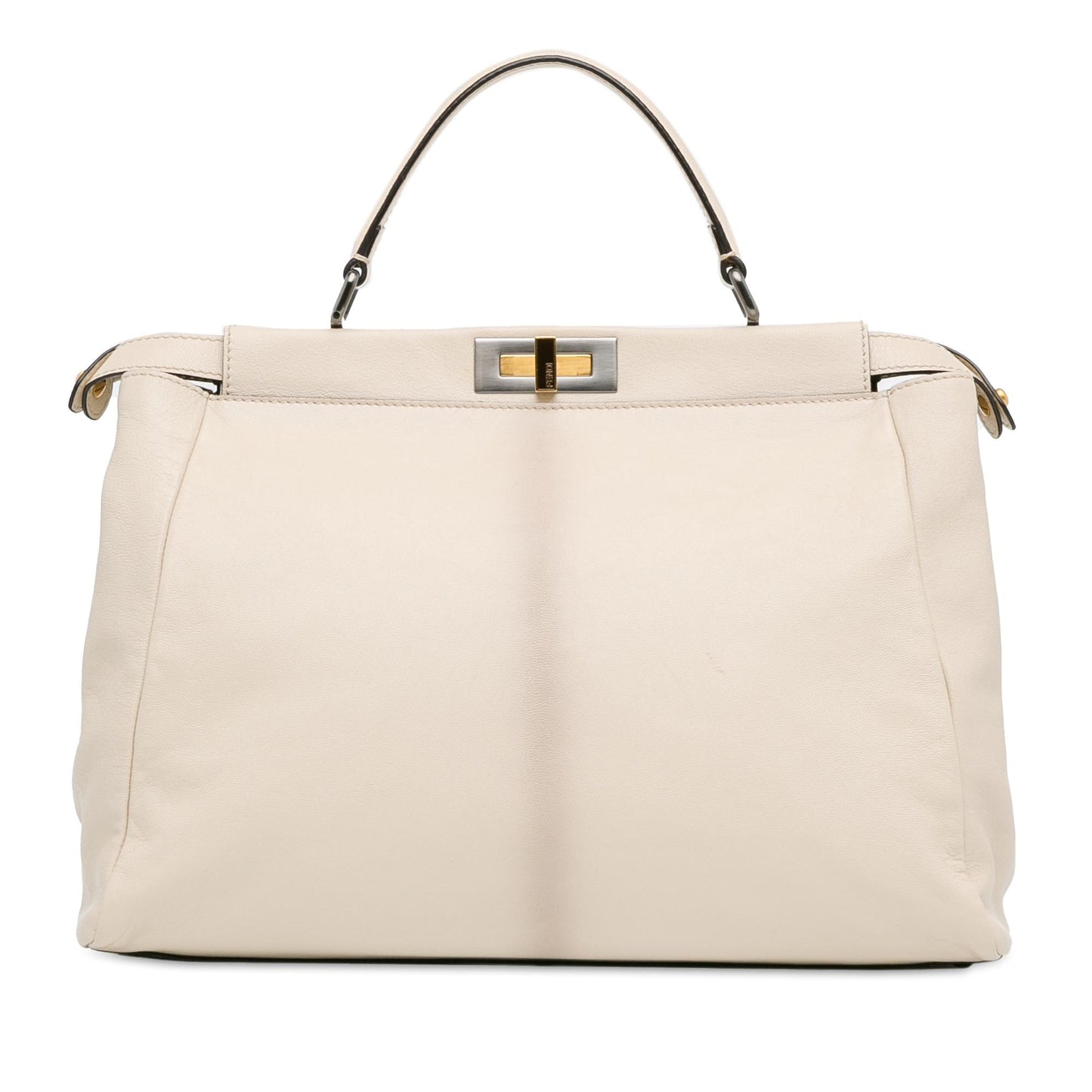 Fendi Peekaboo Shg H04U5U Satchel Bag Leather Large