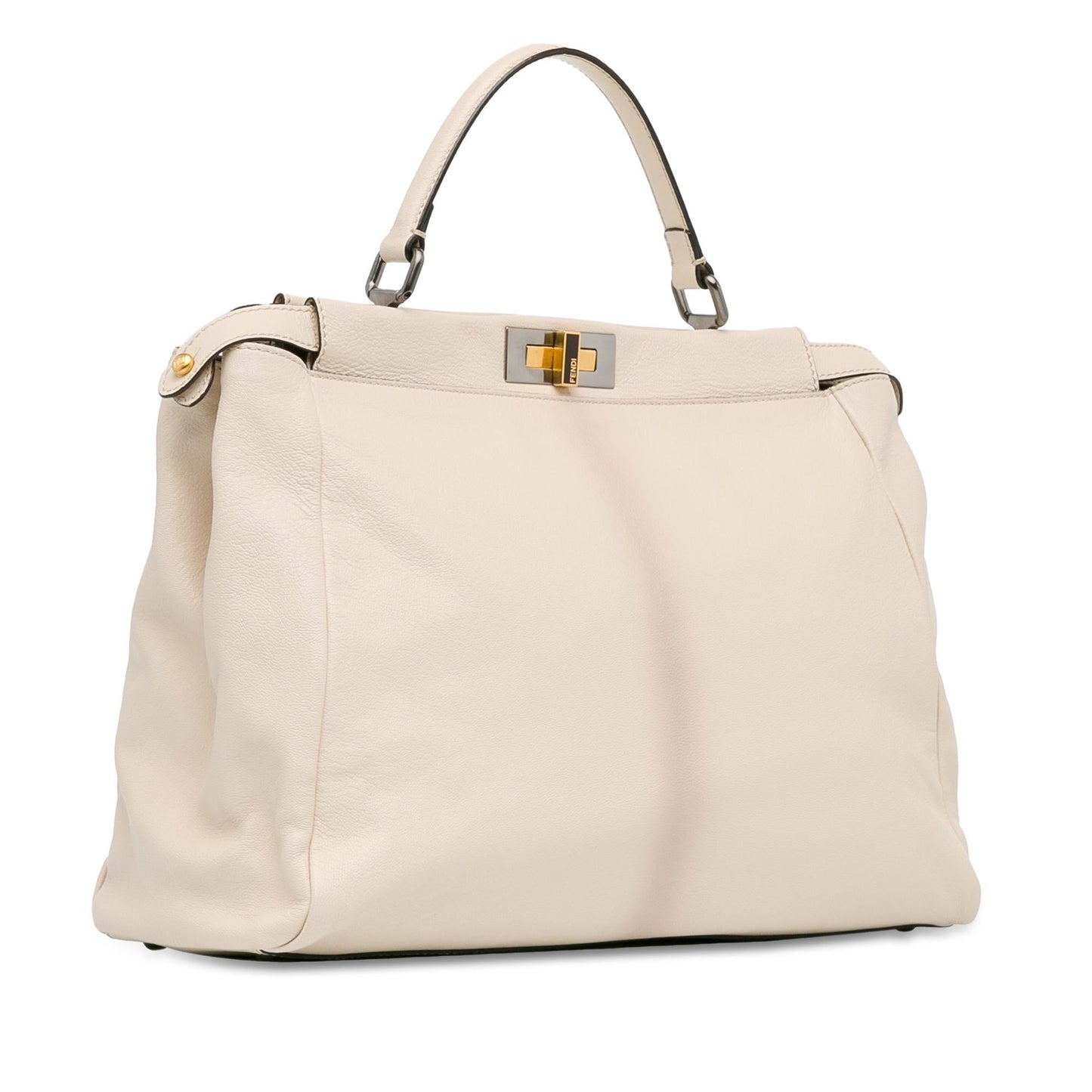 Fendi Peekaboo Shg H04U5U Satchel Bag Leather Large