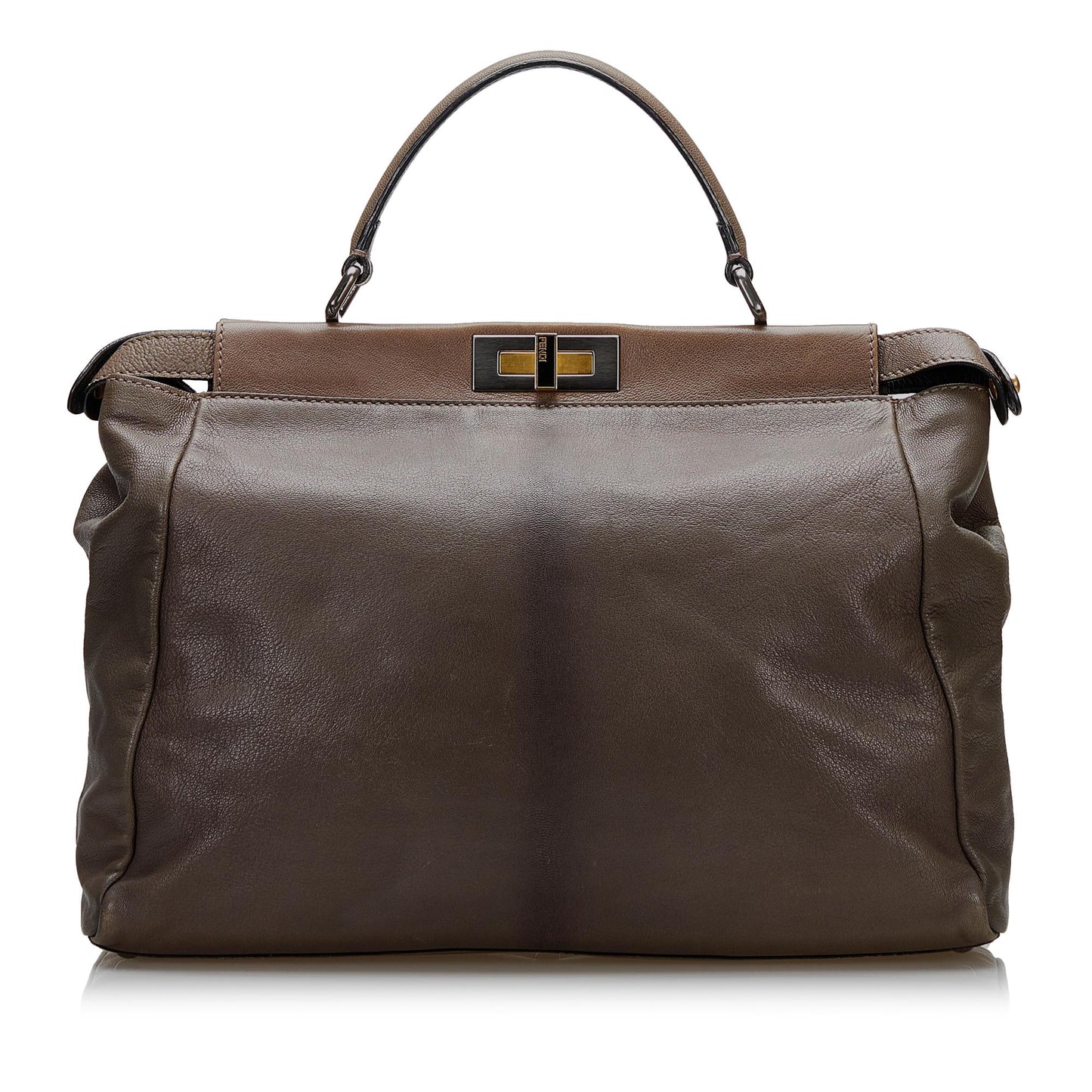 Fendi Peekaboo Iconic Shg O6Hvbk Satchel Bag Large