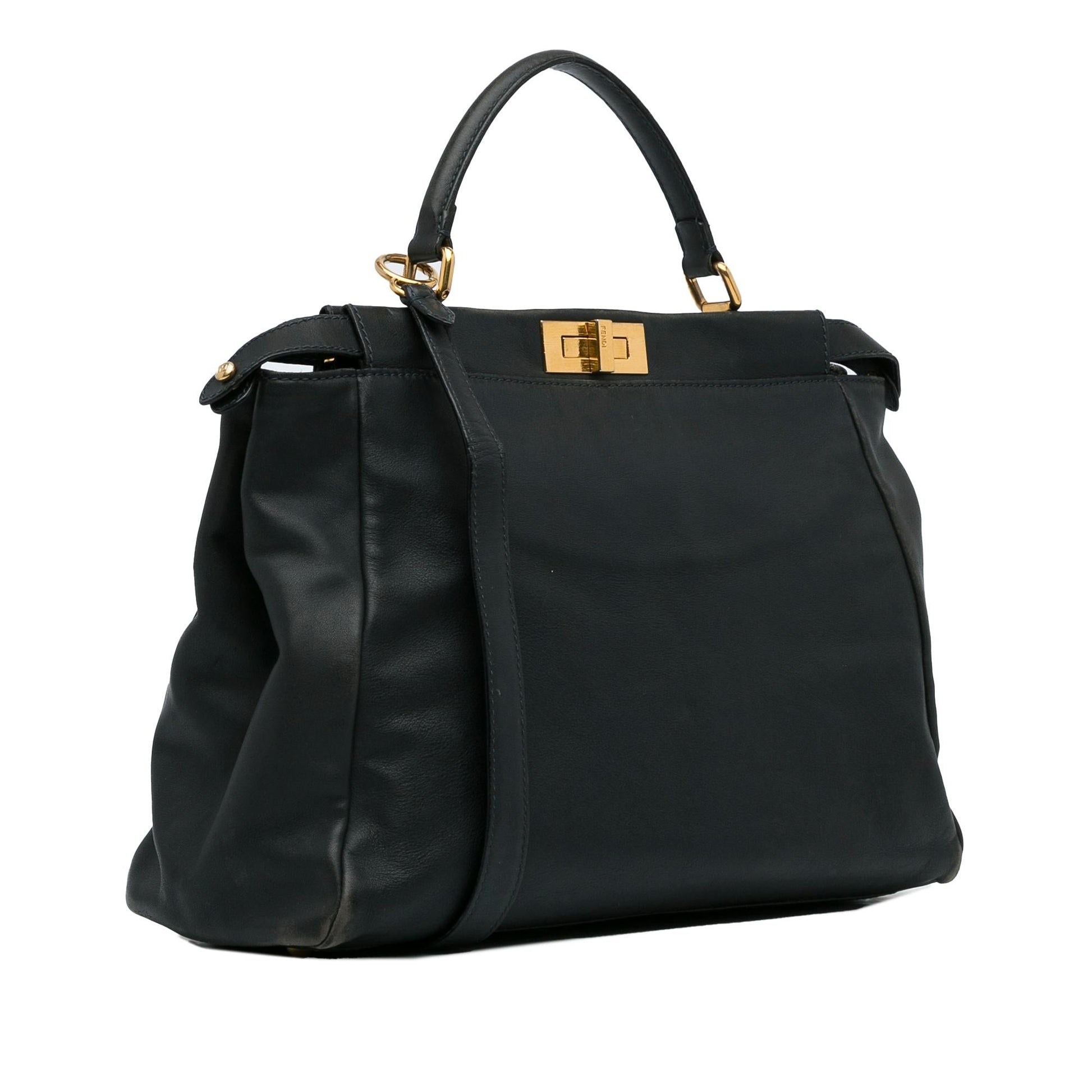 Fendi Peekaboo Satchel Shg Yekejs Large Satchel Bag