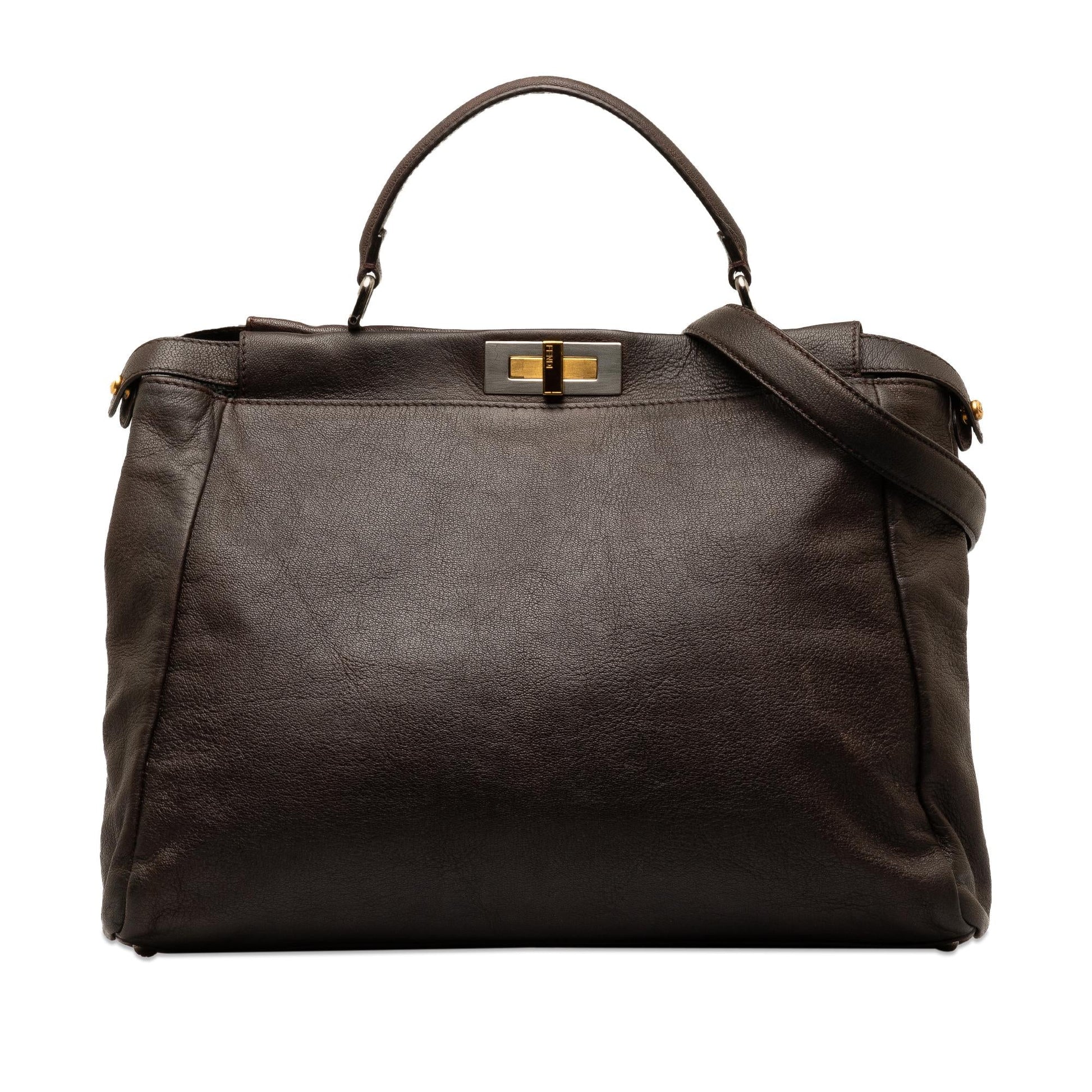 Fendi Peekaboo Satchel Shg Cyt7Bd Large Satchel Bag