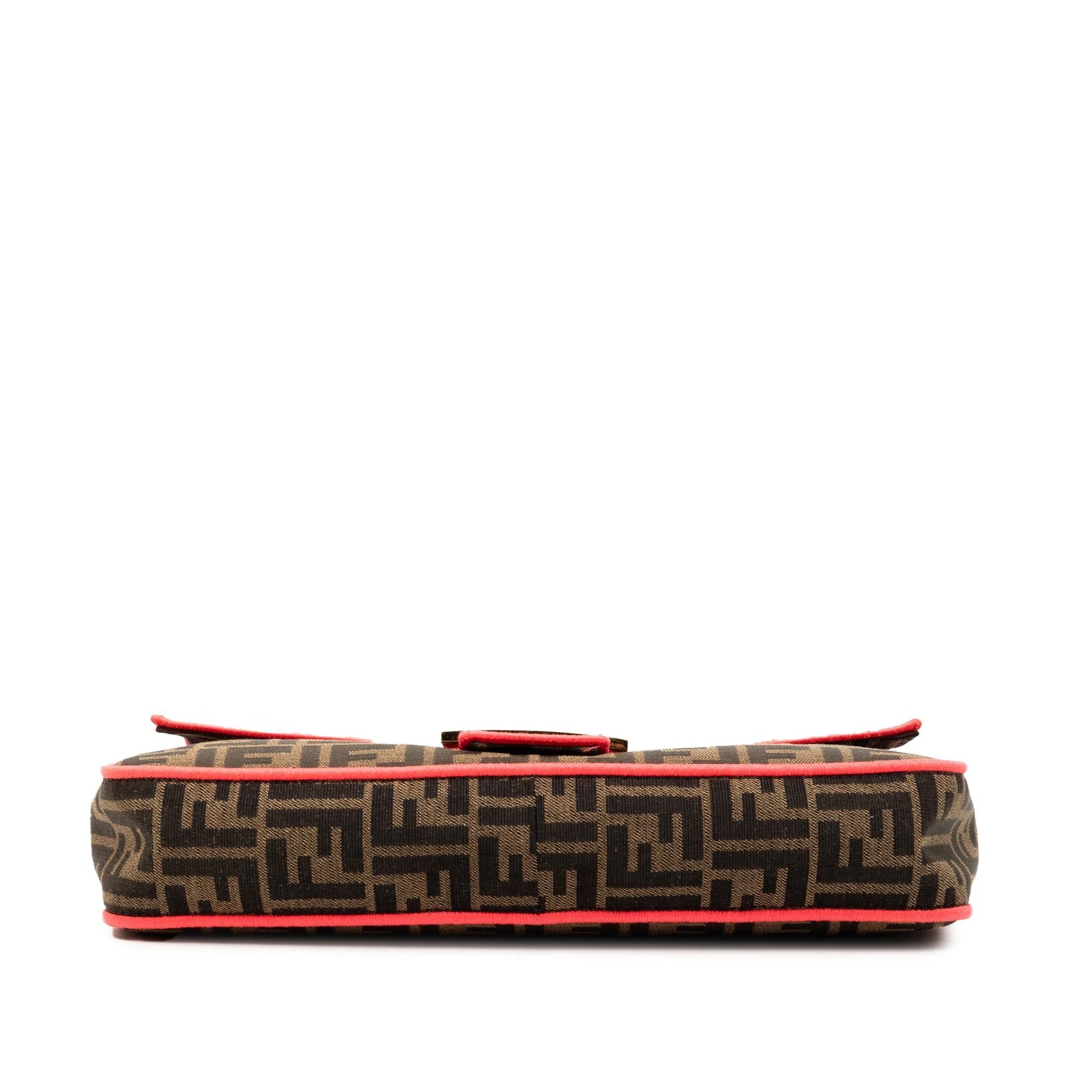 Fendi Zucca Baguette Satchel Canvas Large Satchel Bag