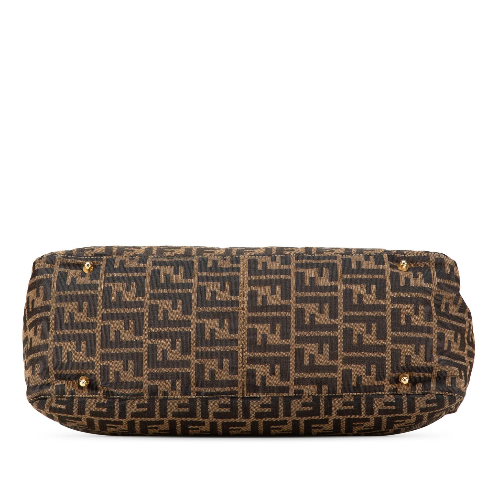 Fendi Zucca Twins Tote Canvas Large Tote Bag Twins Tote 1