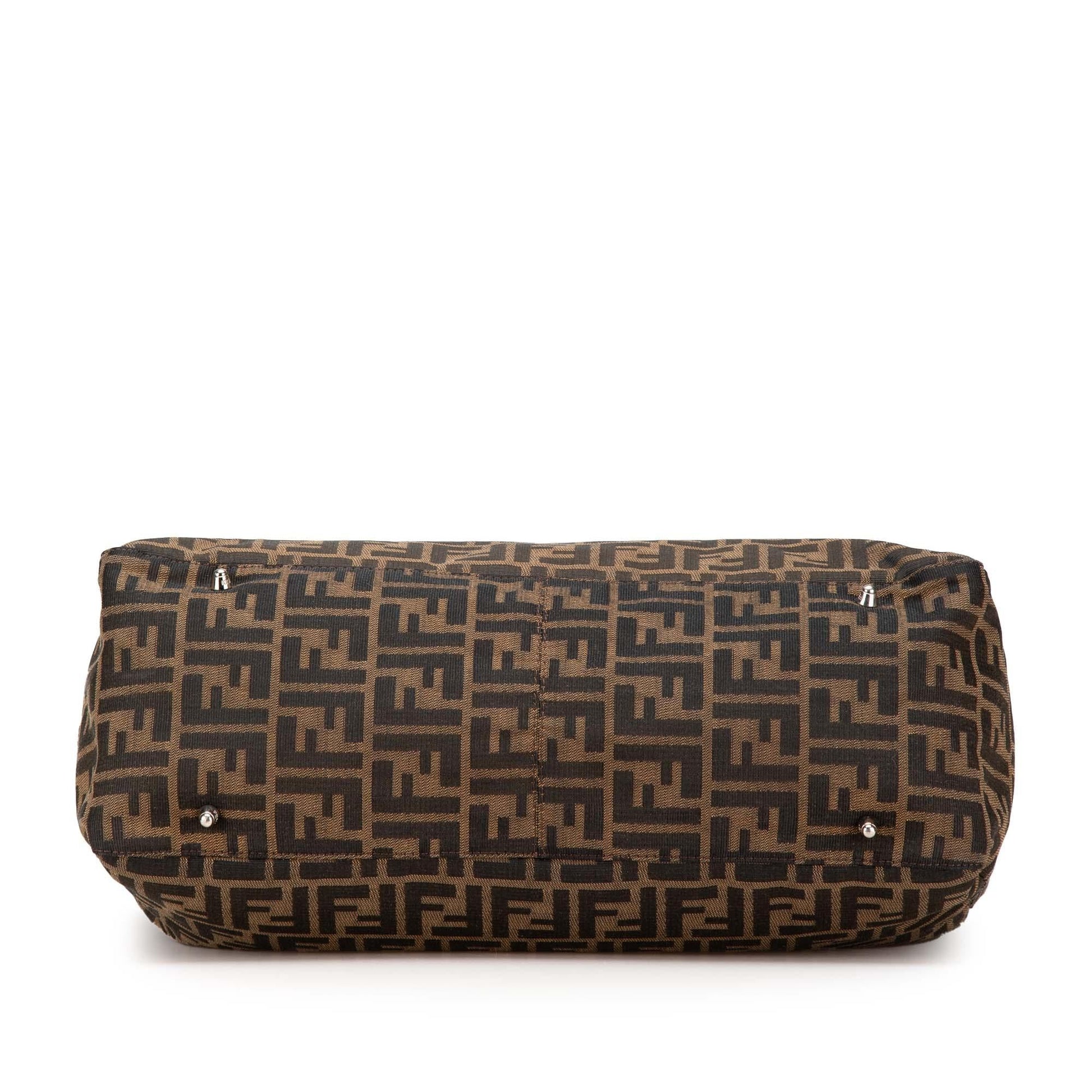 Fendi Zucca Twins Tote Canvas Large Tote Bag Twins Tote 3