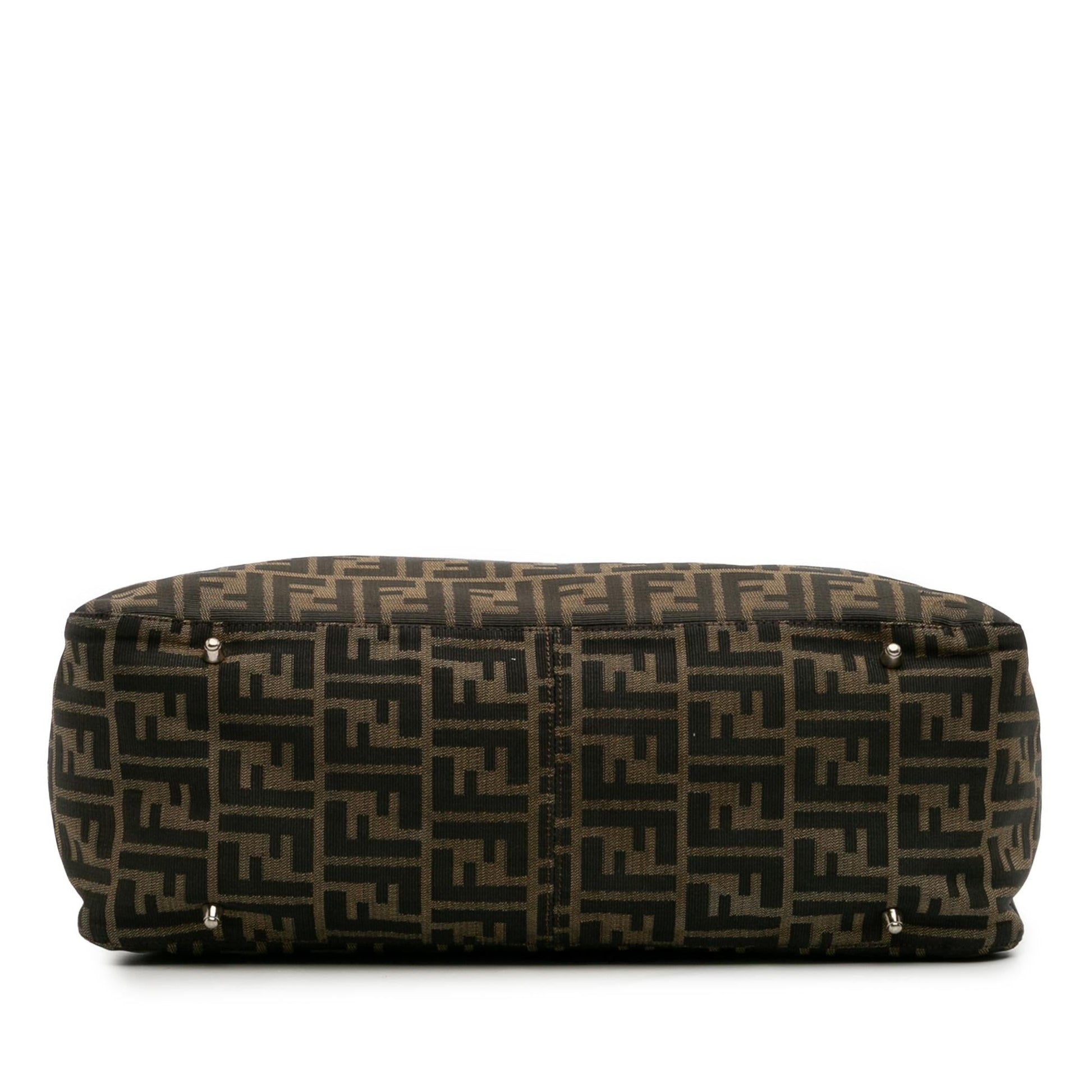 Fendi Zucca Twins Tote Canvas Large Tote Bag Twins Tote 6