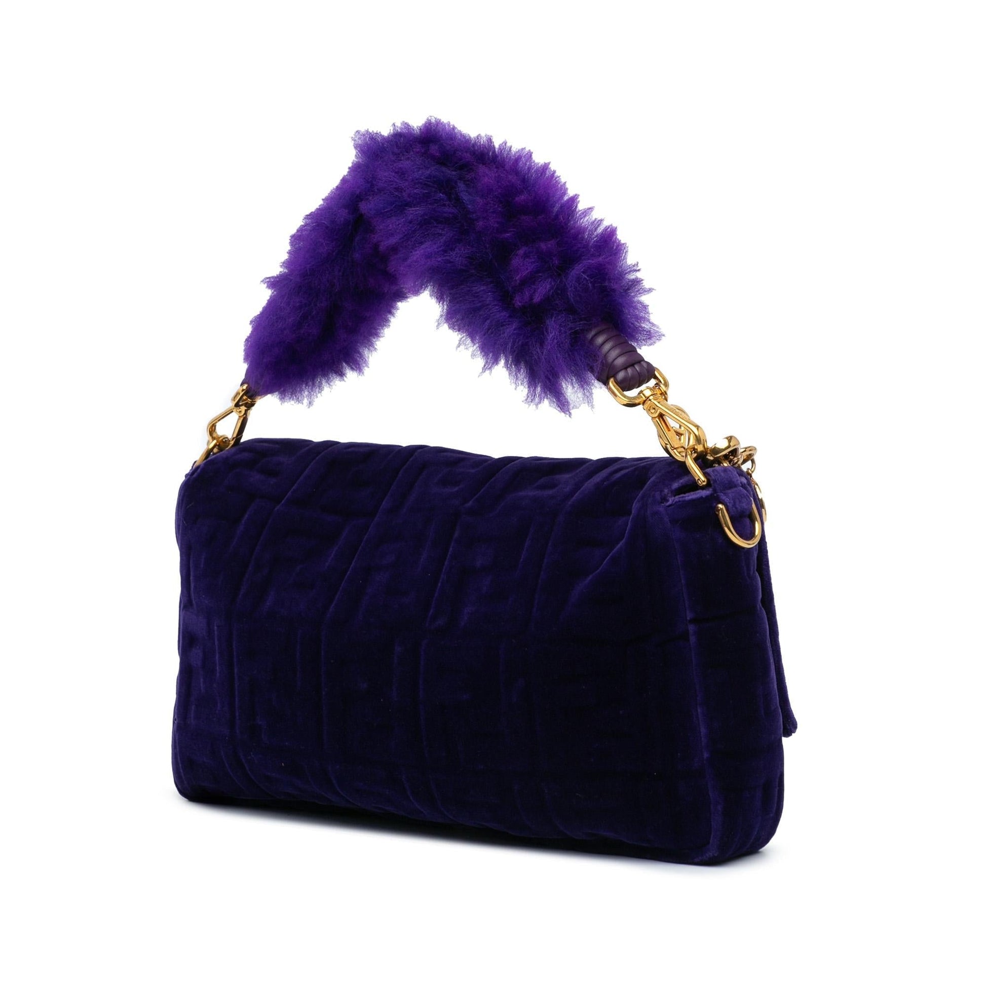 Fendi Zucca Velvet Baguette Satchel Large Embossed Satchel Bag Satchel Shg Xduclv