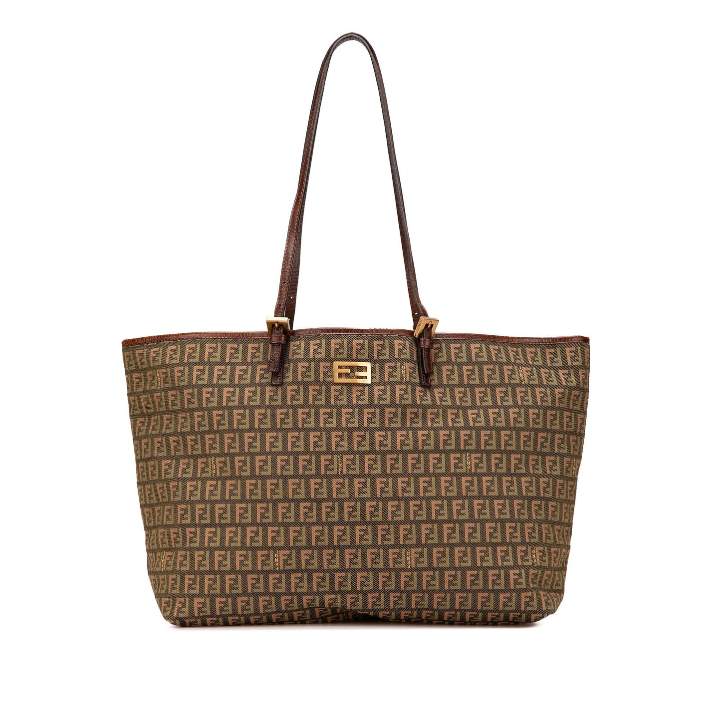 Fendi Zucchino Tote Canvas Large Tote Bag Zucchino Canvas Tote