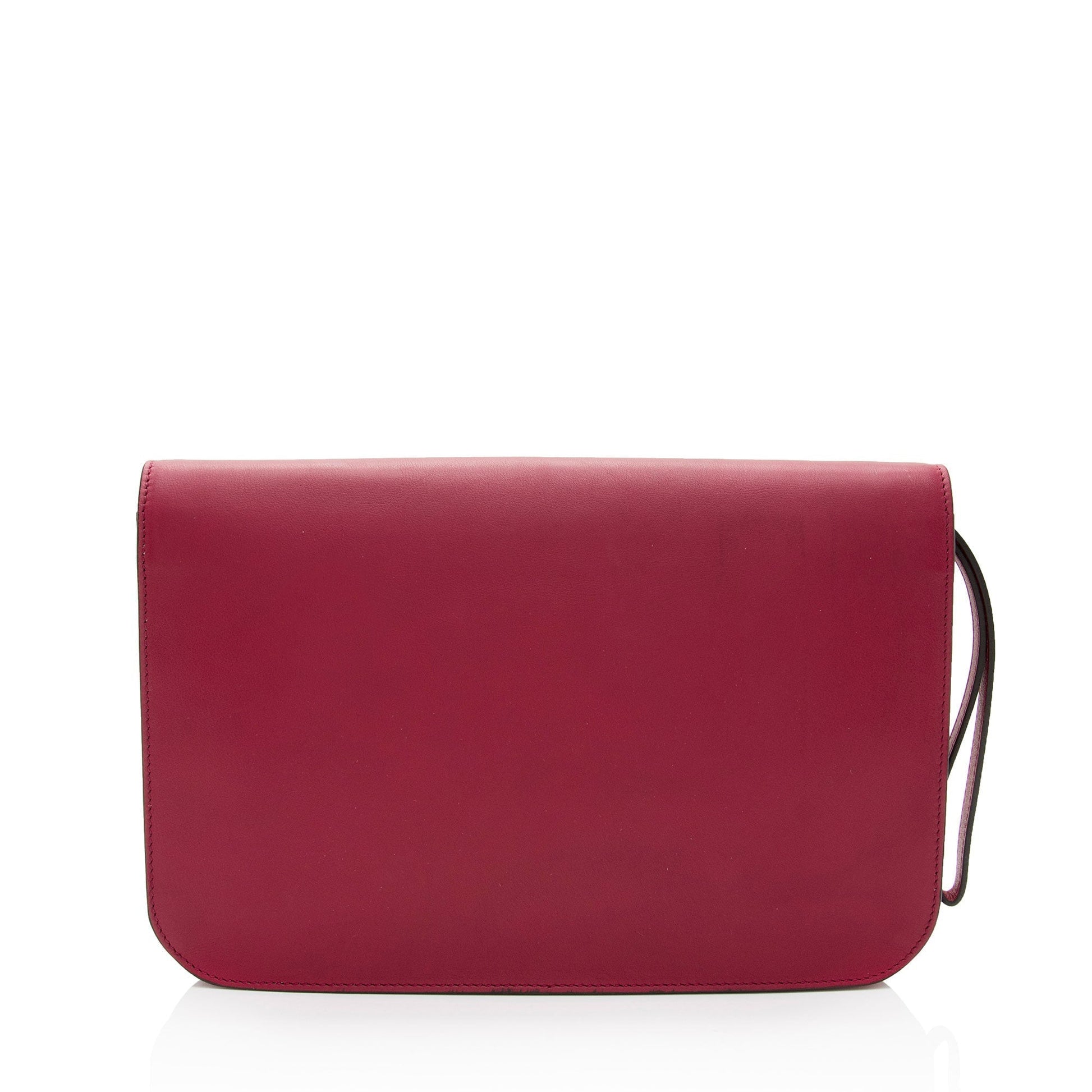 Fendi 2Jours Envelope Clutch Shf Tw1Gap Leather Clutch Bag