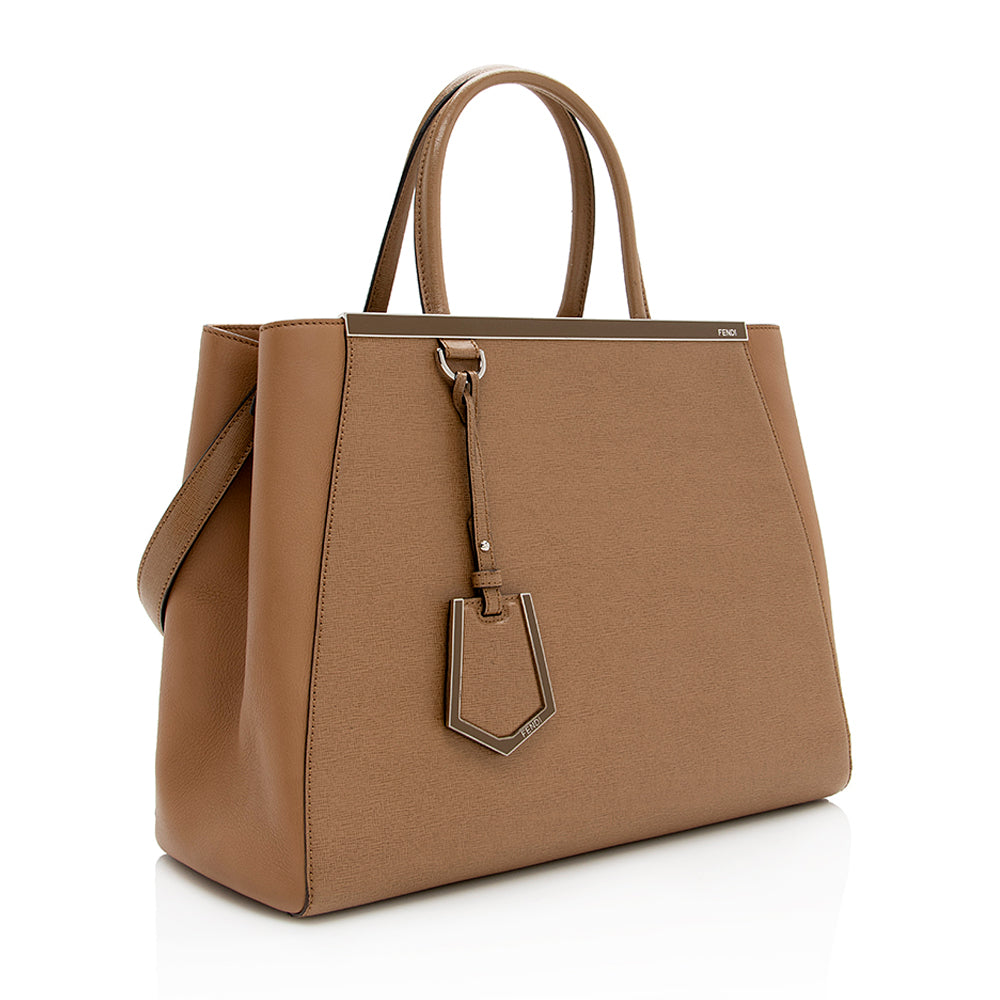 Fendi 2Jours Tote Final Sale Shf Leather Tote Bag