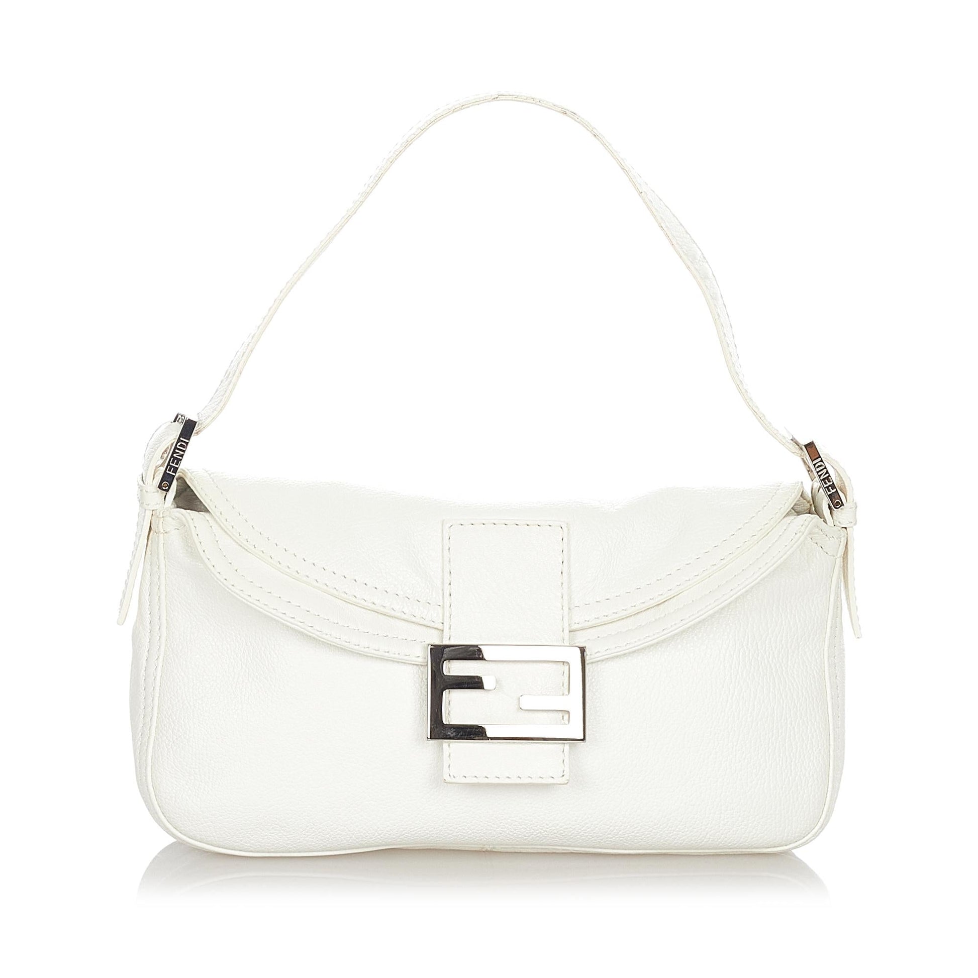 Chanel Fendi Baguette Shg Bag Leather Bucket Shoulder Bag