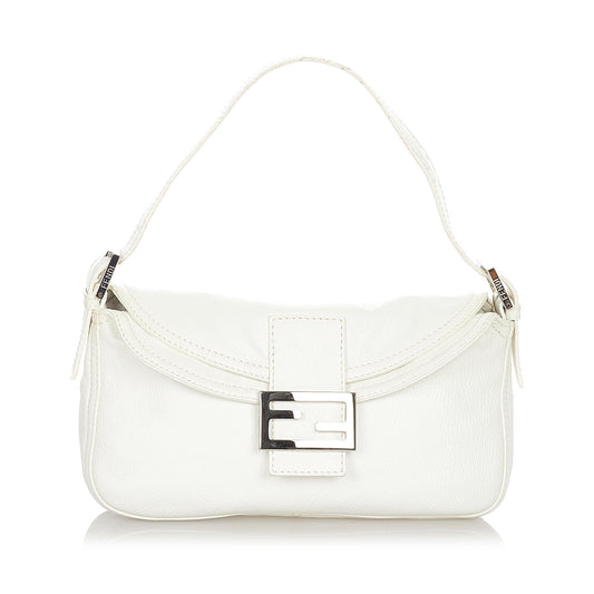 Chanel Fendi Baguette Shg Bag Leather Bucket Shoulder Bag
