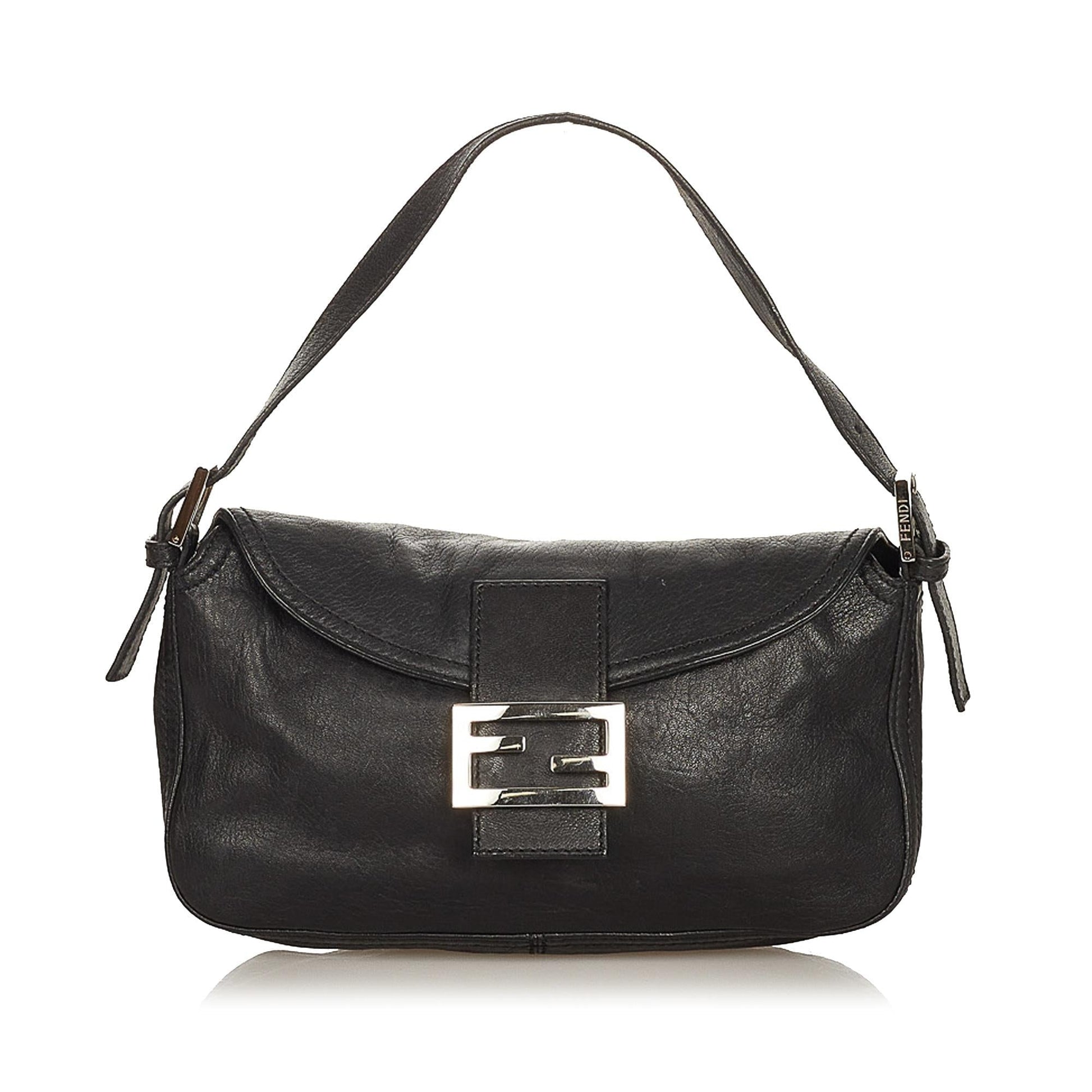 Fendi Baguette Shg Handbag Leather Shoulder Bag Baguette Shg 26237