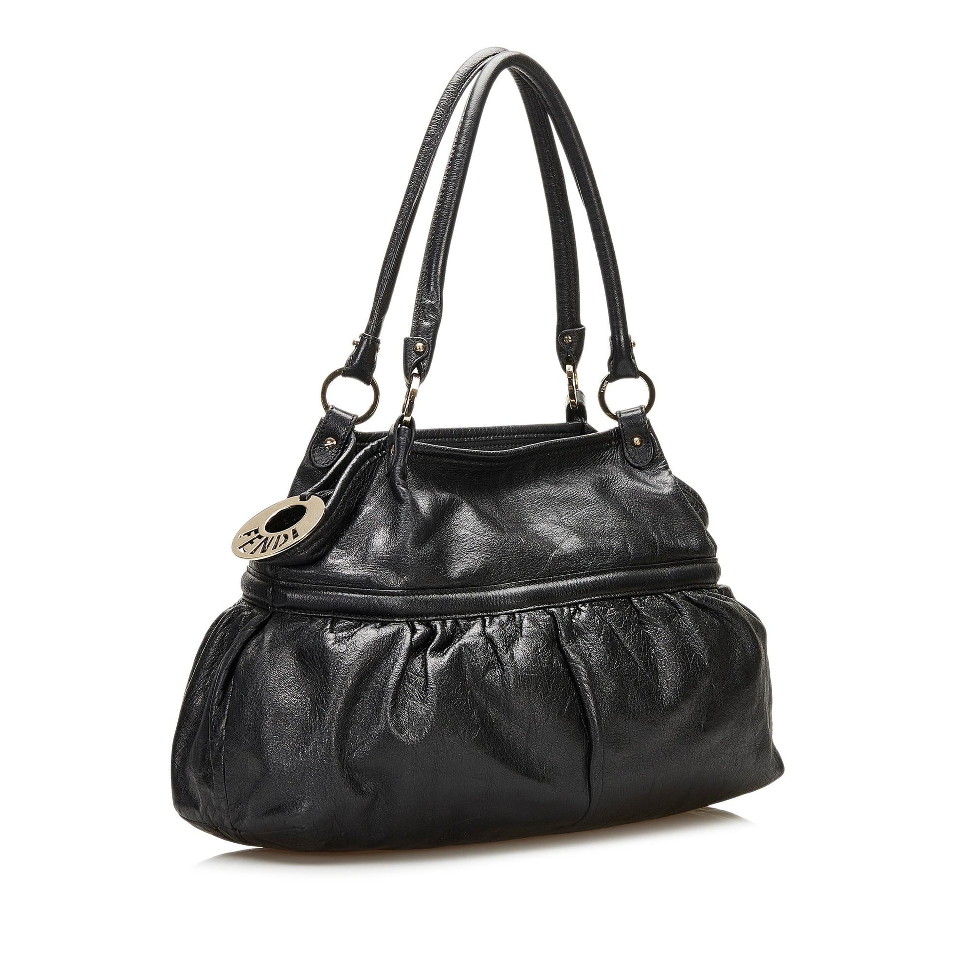 Fendi Chef Shoulder Bag Shg Leather