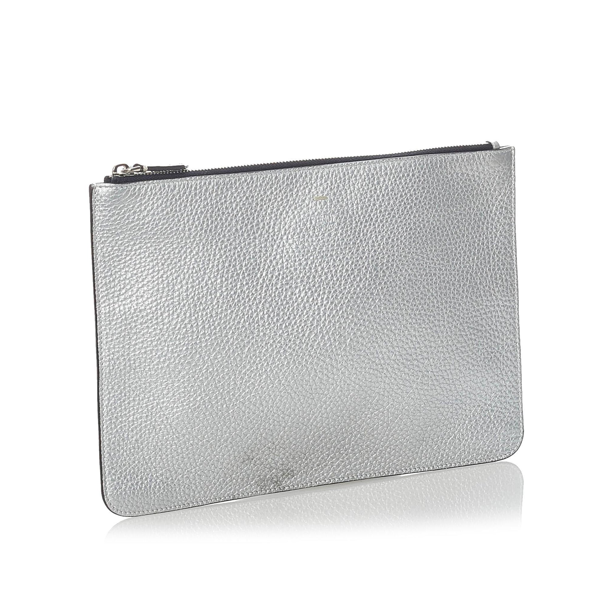 Fendi Clutch Bag Shg Leather