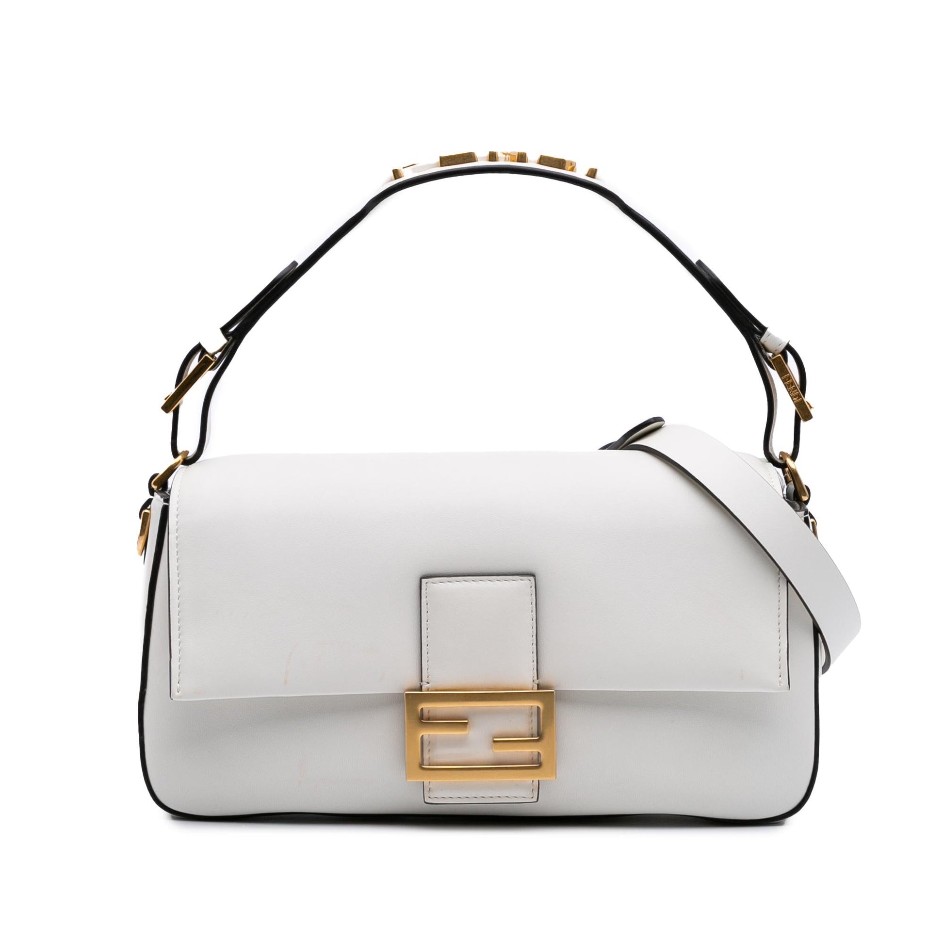 Fendi Convertible Baguette Satchel Leather Satchel Bag Convertible Baguette Satchel