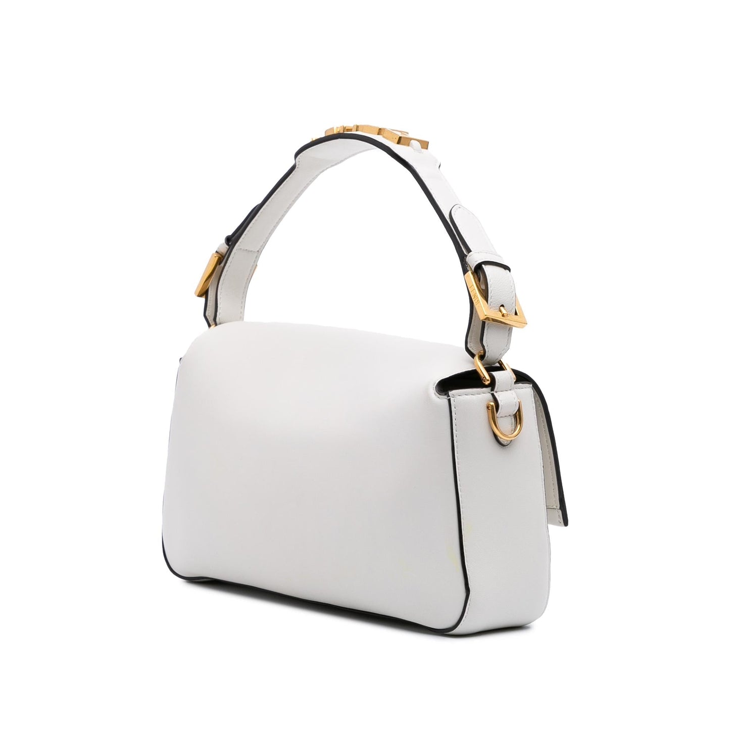 Fendi Convertible Baguette Satchel Leather Satchel Bag
