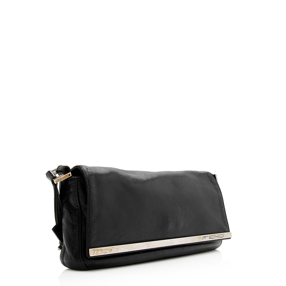 Fendi Pochette Shf Shoulder Bag Leather Flap